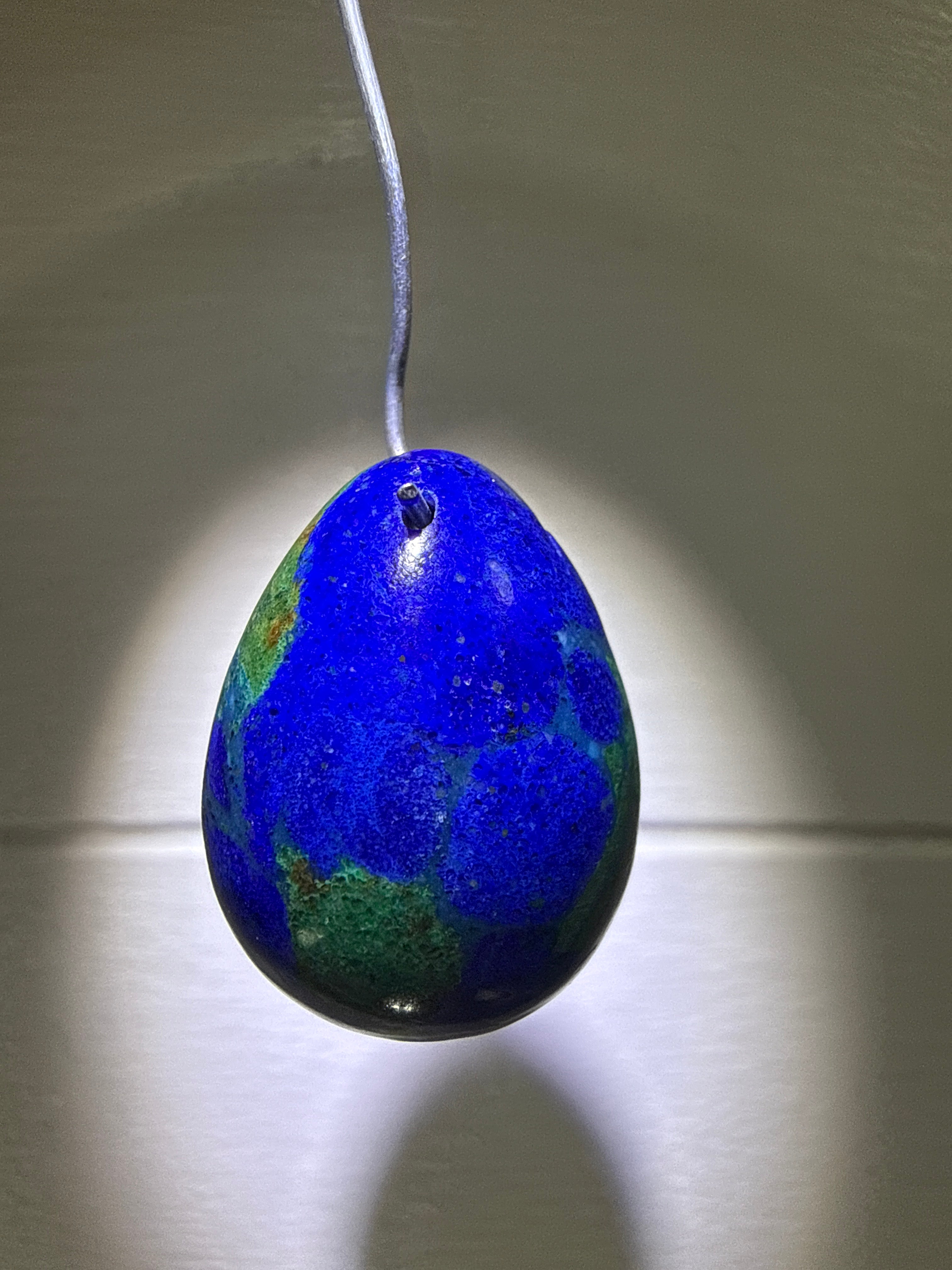 Azurite & Malacholla Pendant