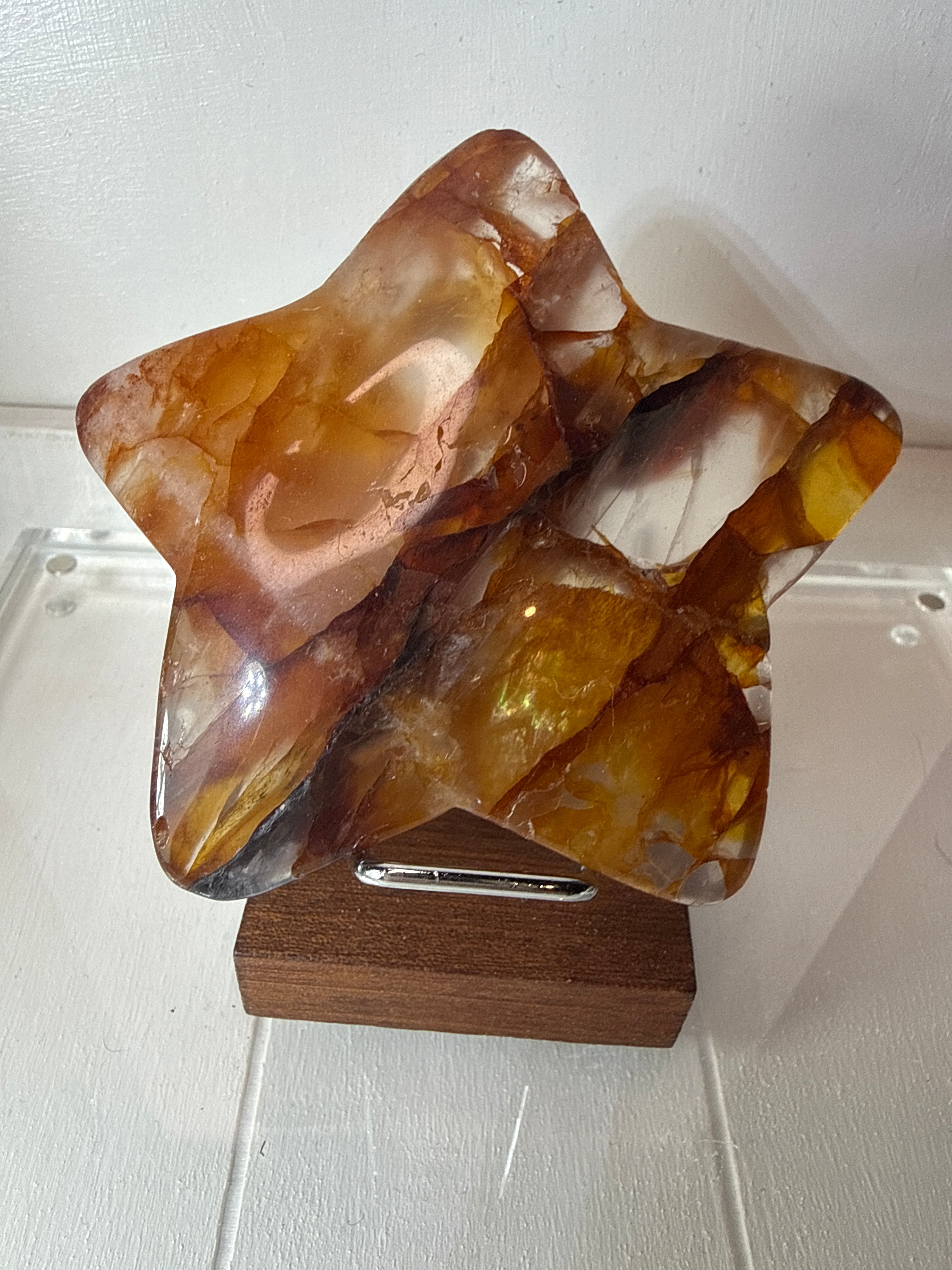 Fire Quartz & Golden Healer Star