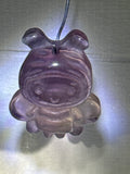 Carved Fluorite Bee Pendant