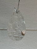 Faceted Fire Quartz Pendant