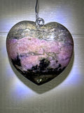 Rhodonite Heart Pendant