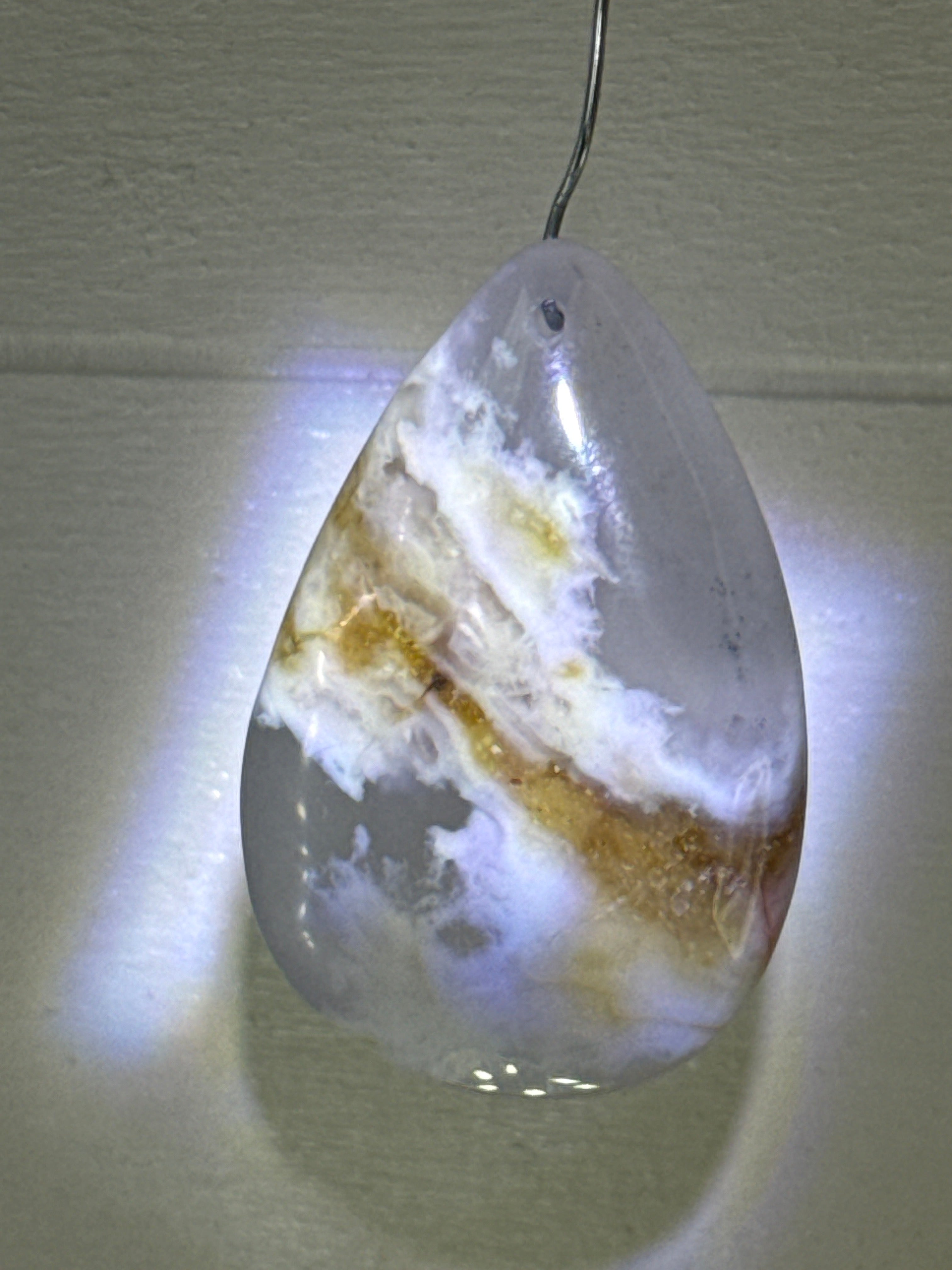 Snowflake Agate Pendant
