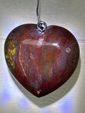 Ocean Jasper Heart Pendant