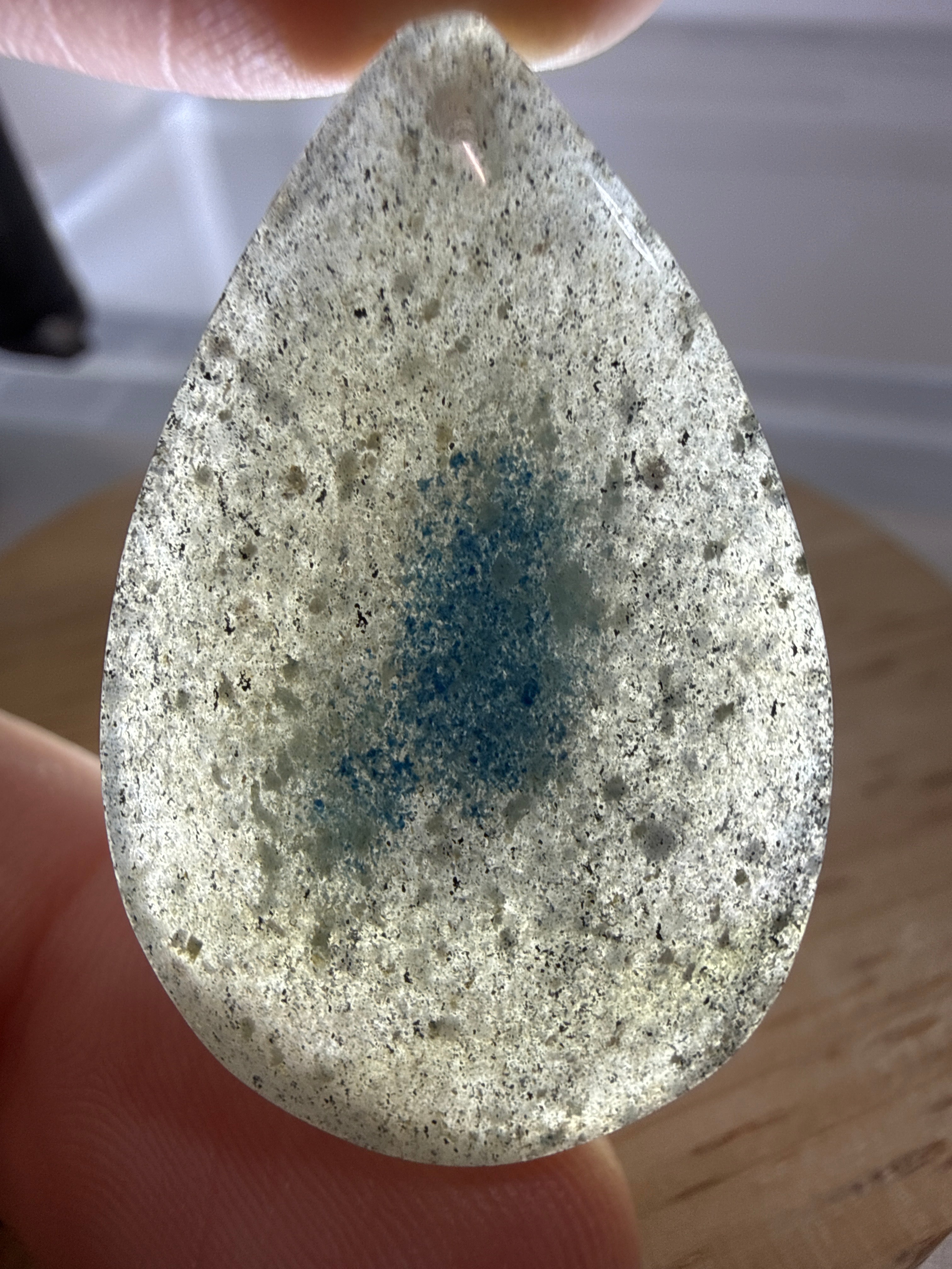 Blue Appetite in Clevelandite Pendant