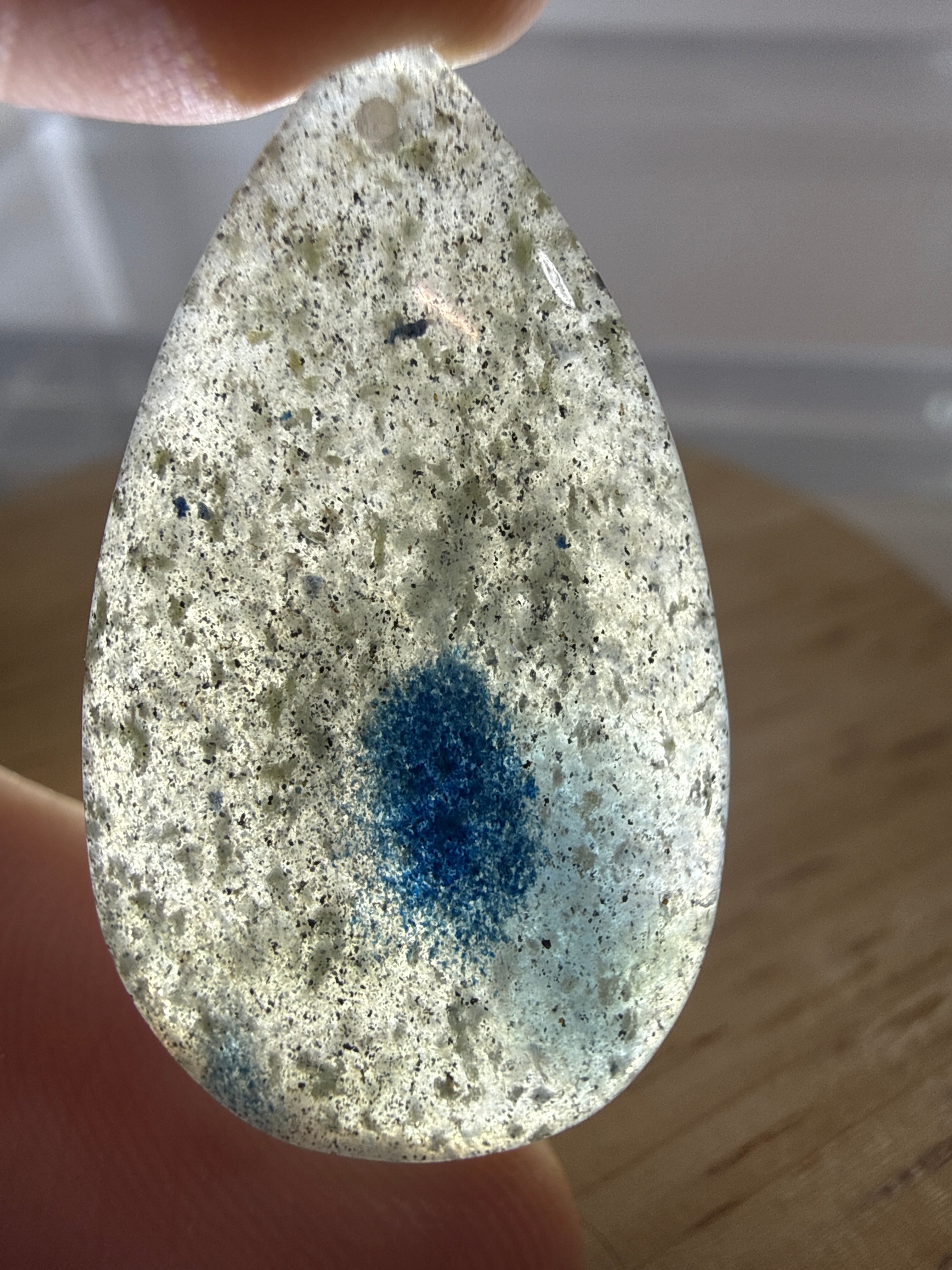 Blue Appetite in Clevelandite Pendant