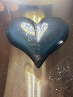 Rainbow Obsidian Heart
