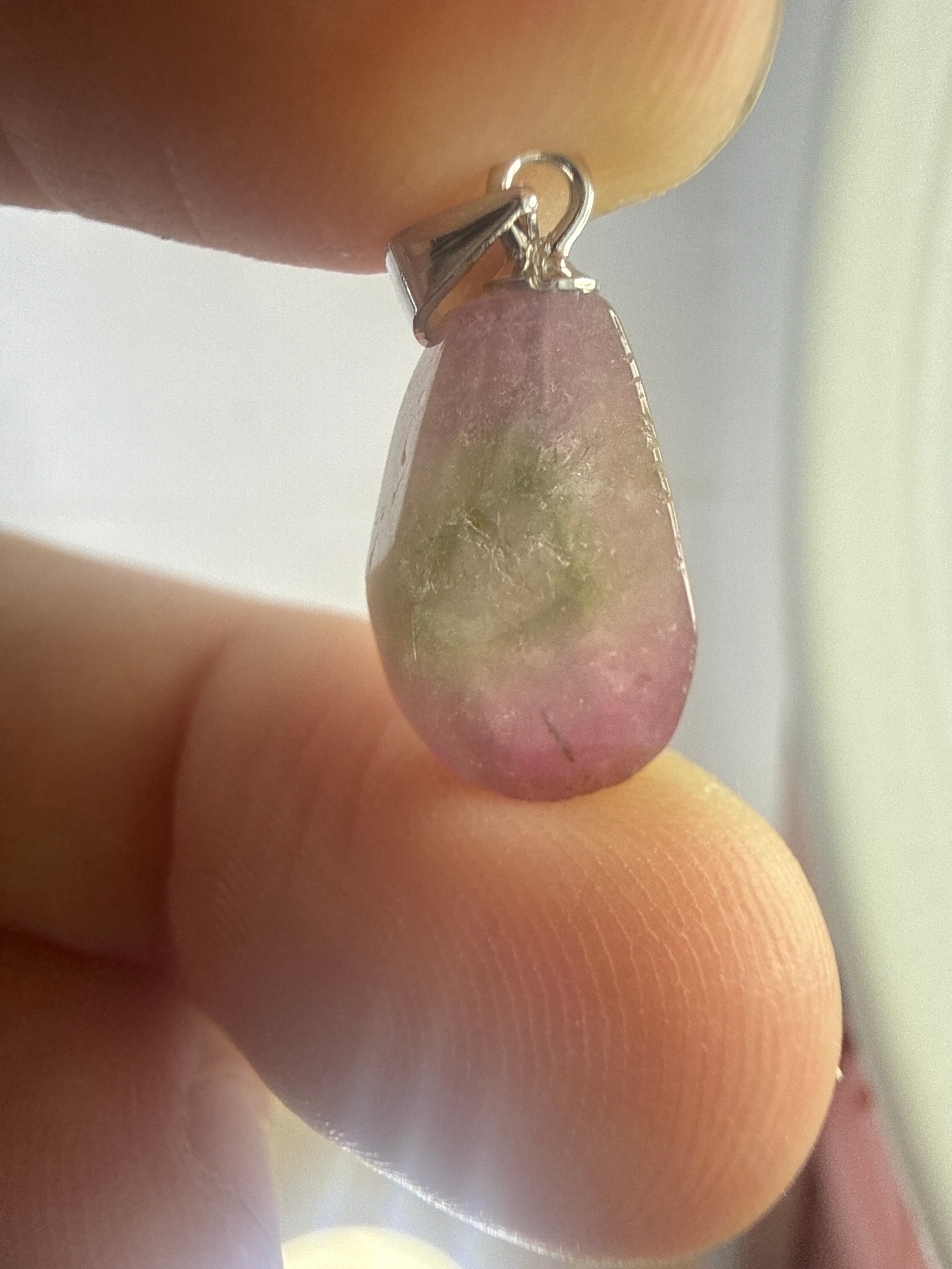 Watermelon Tourmaline Pendant