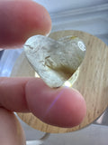 Gold Rutile Heart Pendant