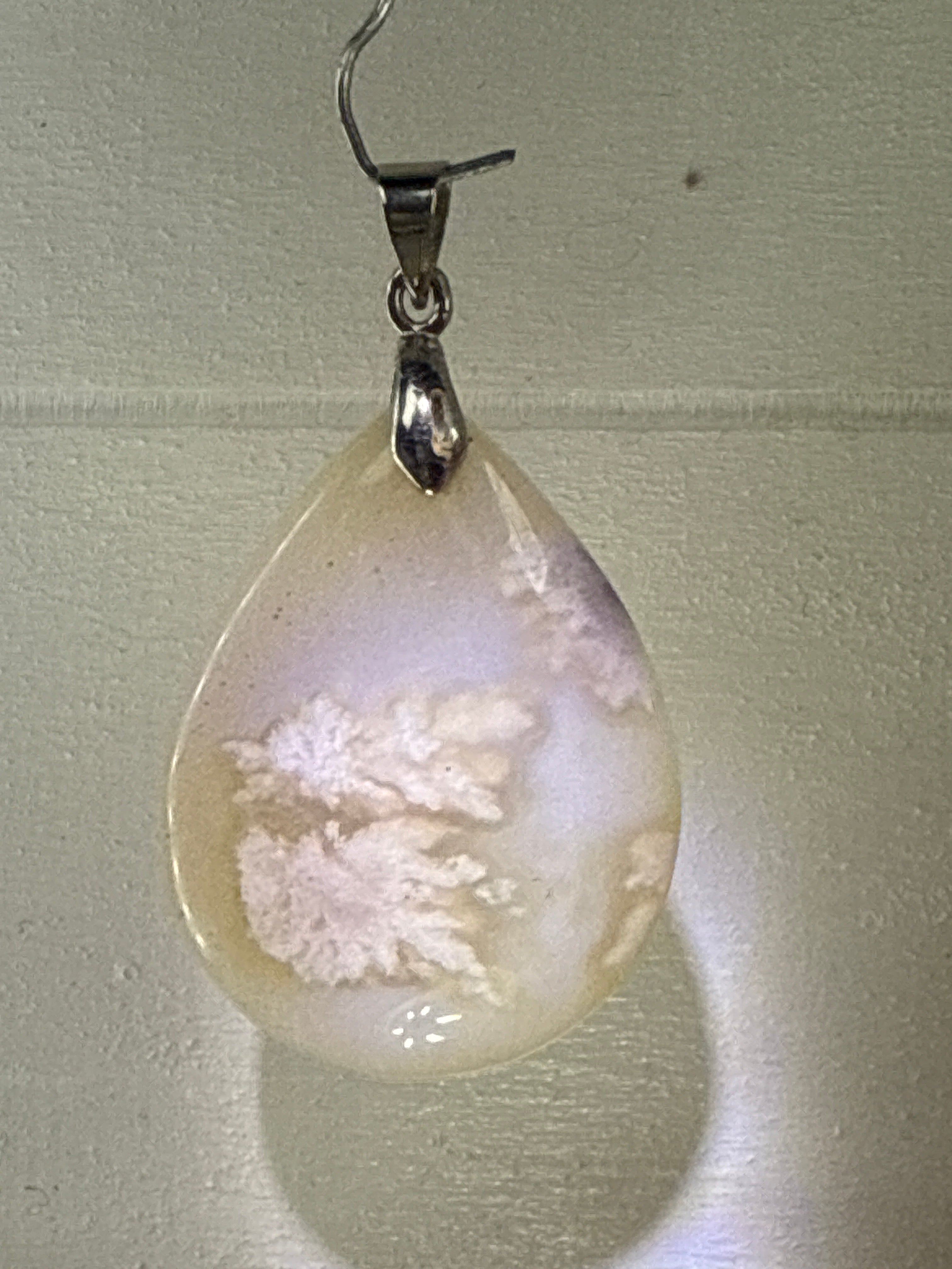 Flower Agate Pendant