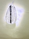 Black Tourmaline in Quartz Pendant