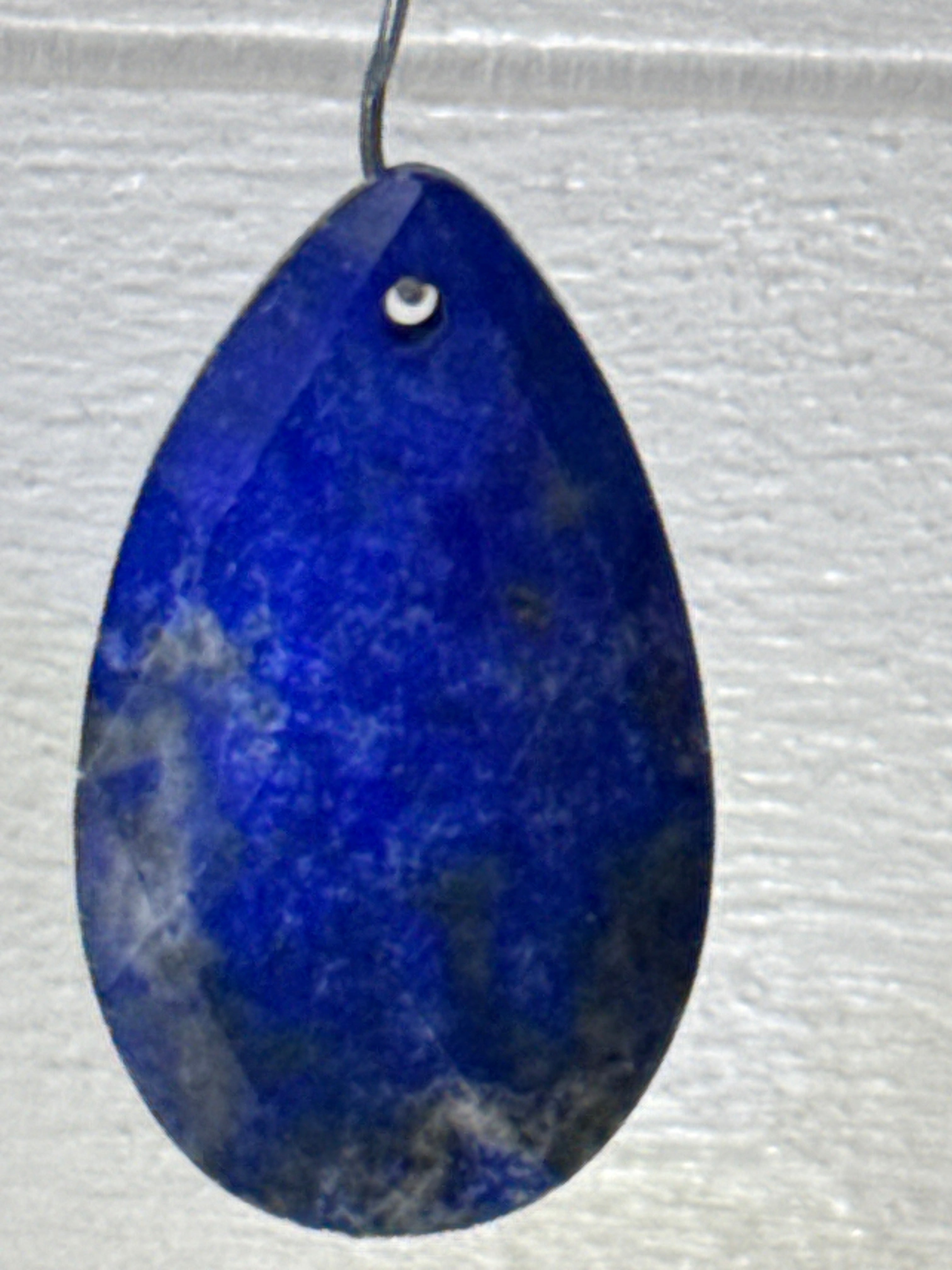 Faceted Lapis Lazuli Pendant