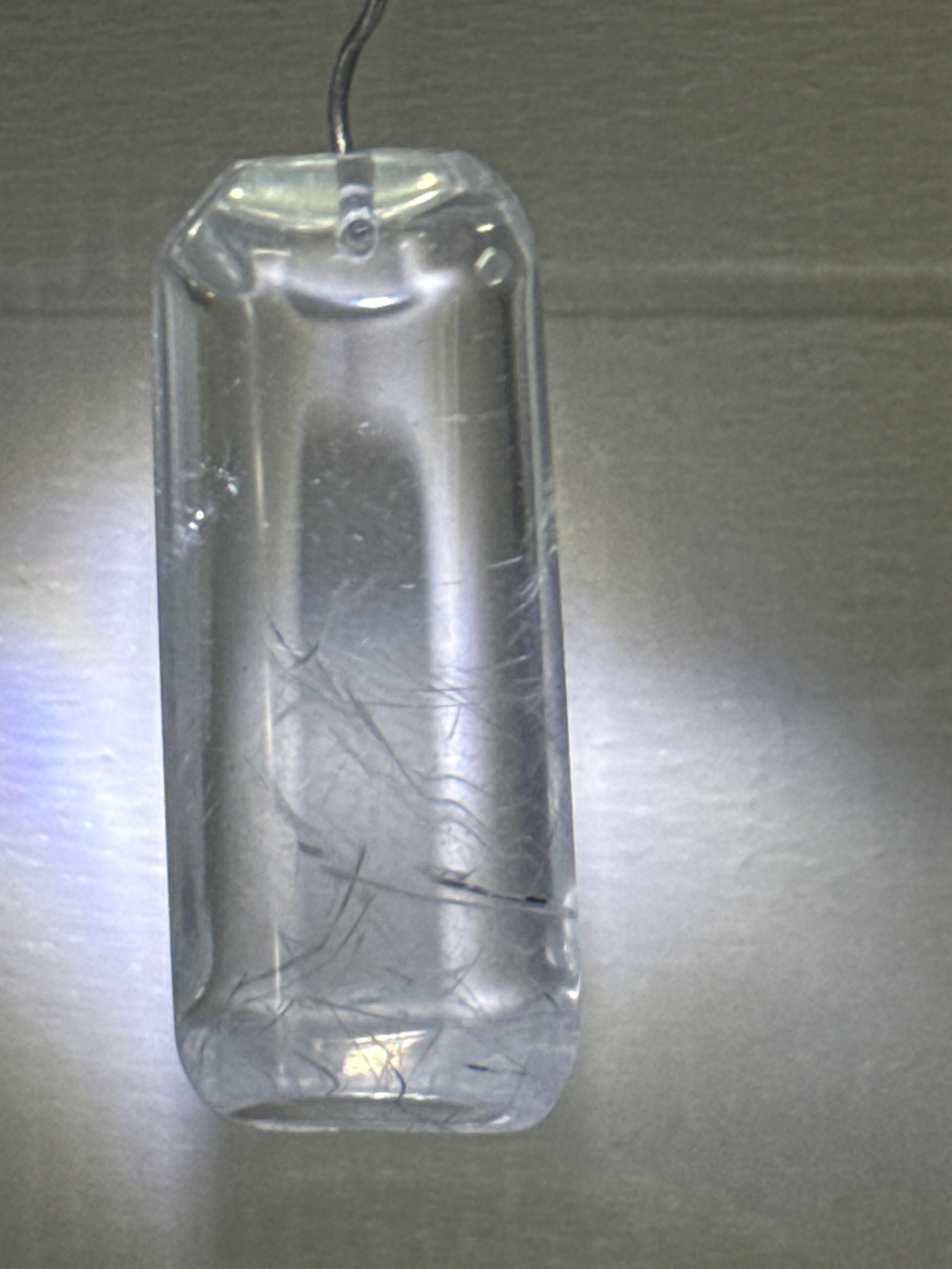 Silver & Blue Rutile Pendant