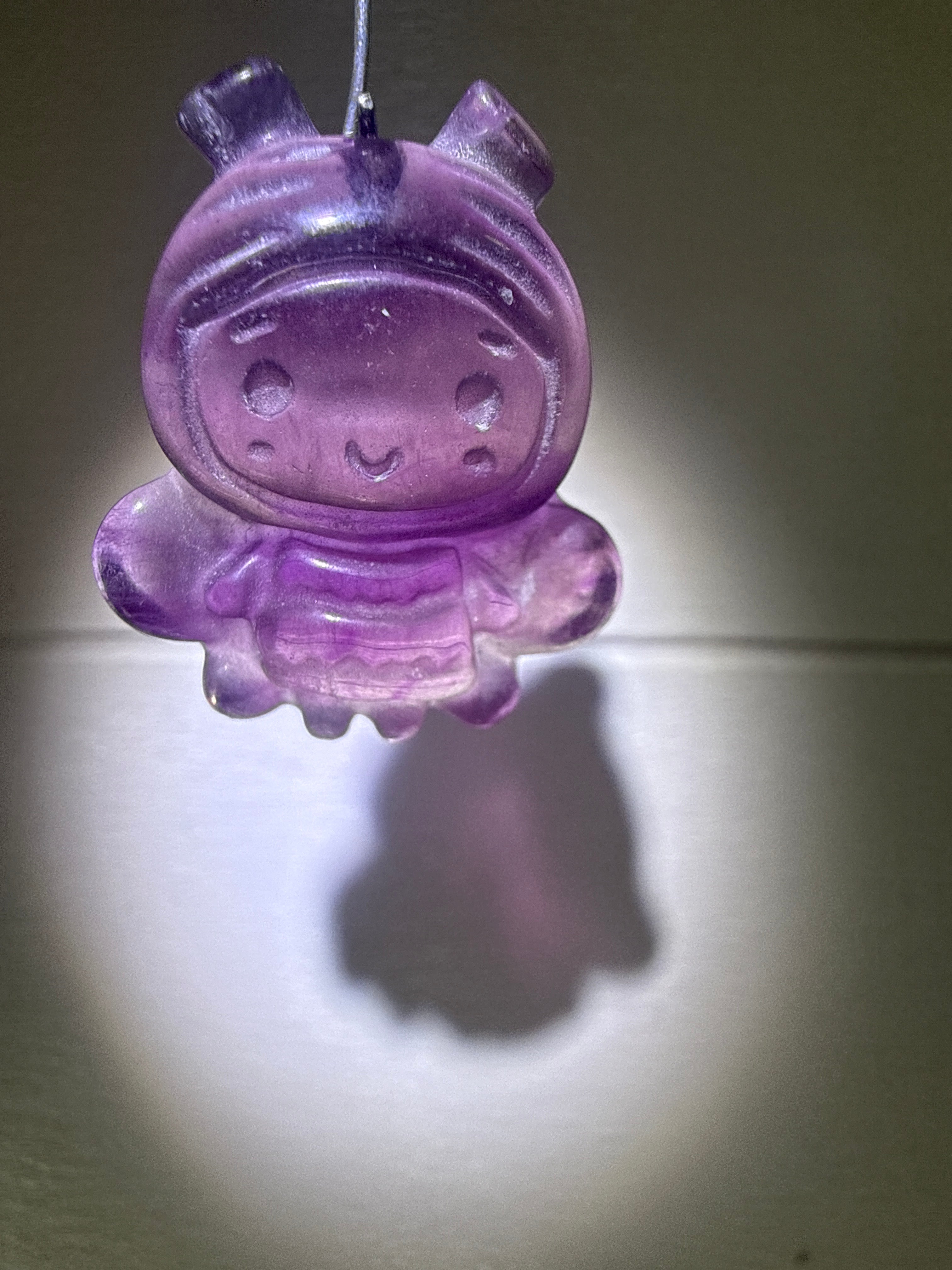 Fluorite Bumble Bee Pendant