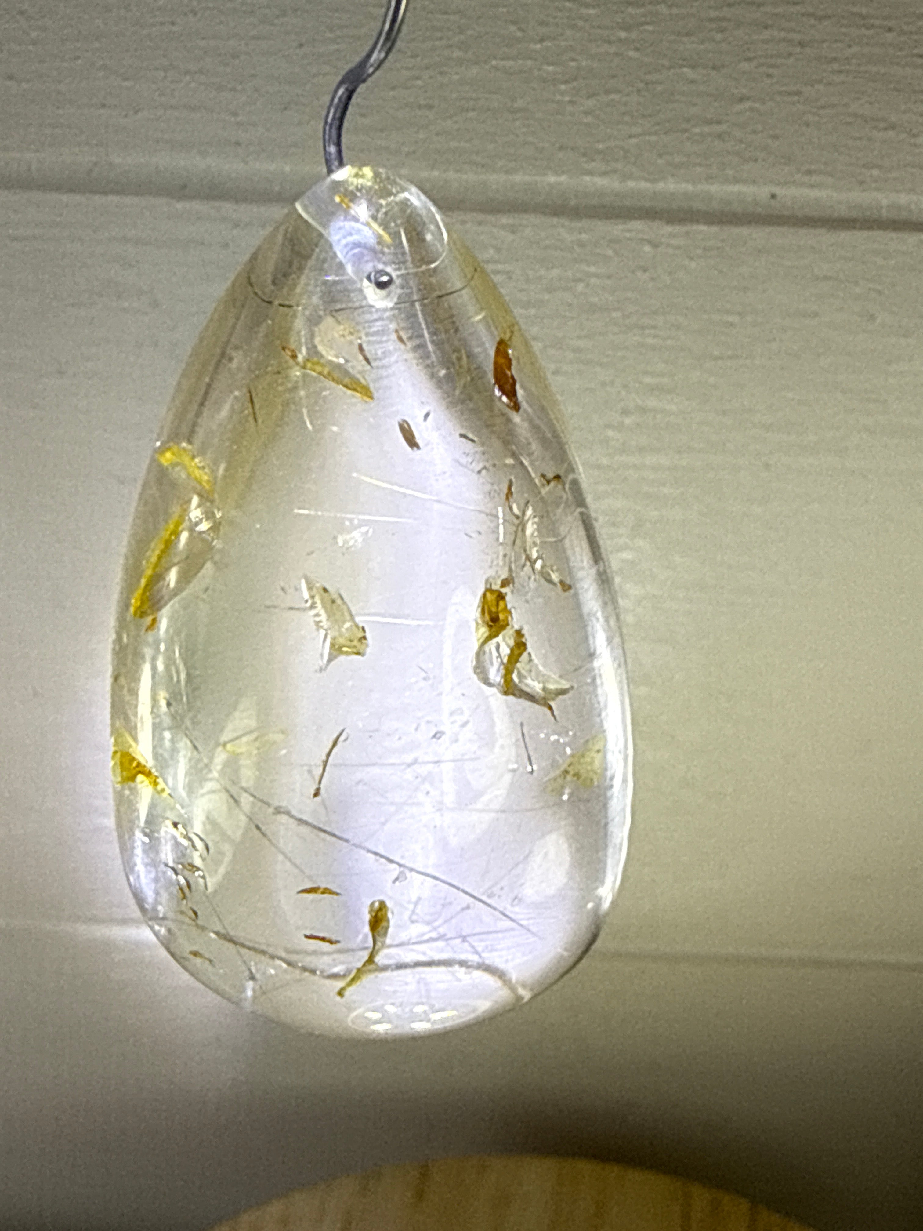 Gold Rutile Pendant