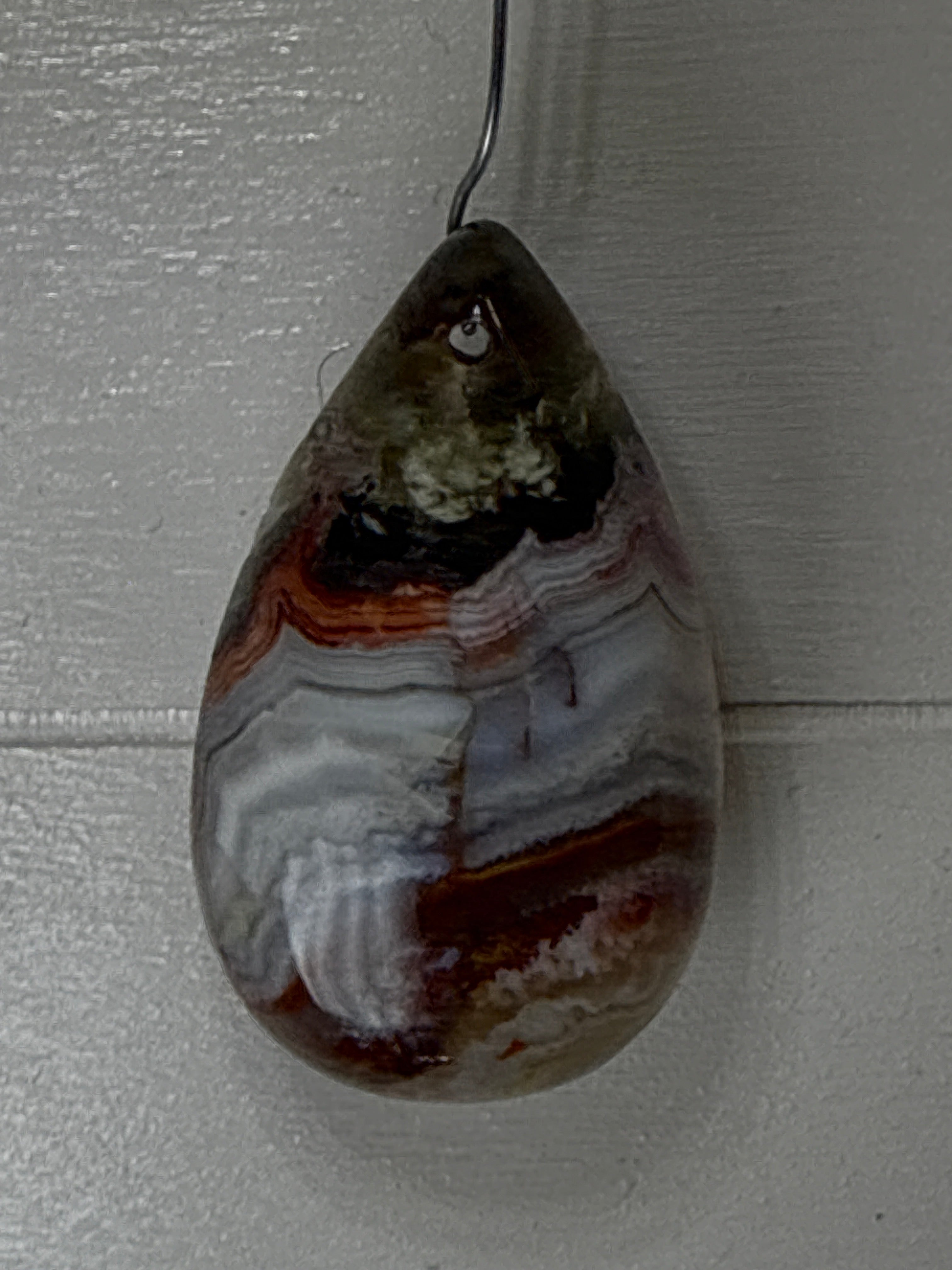 Mexican Lace Agate Pendant