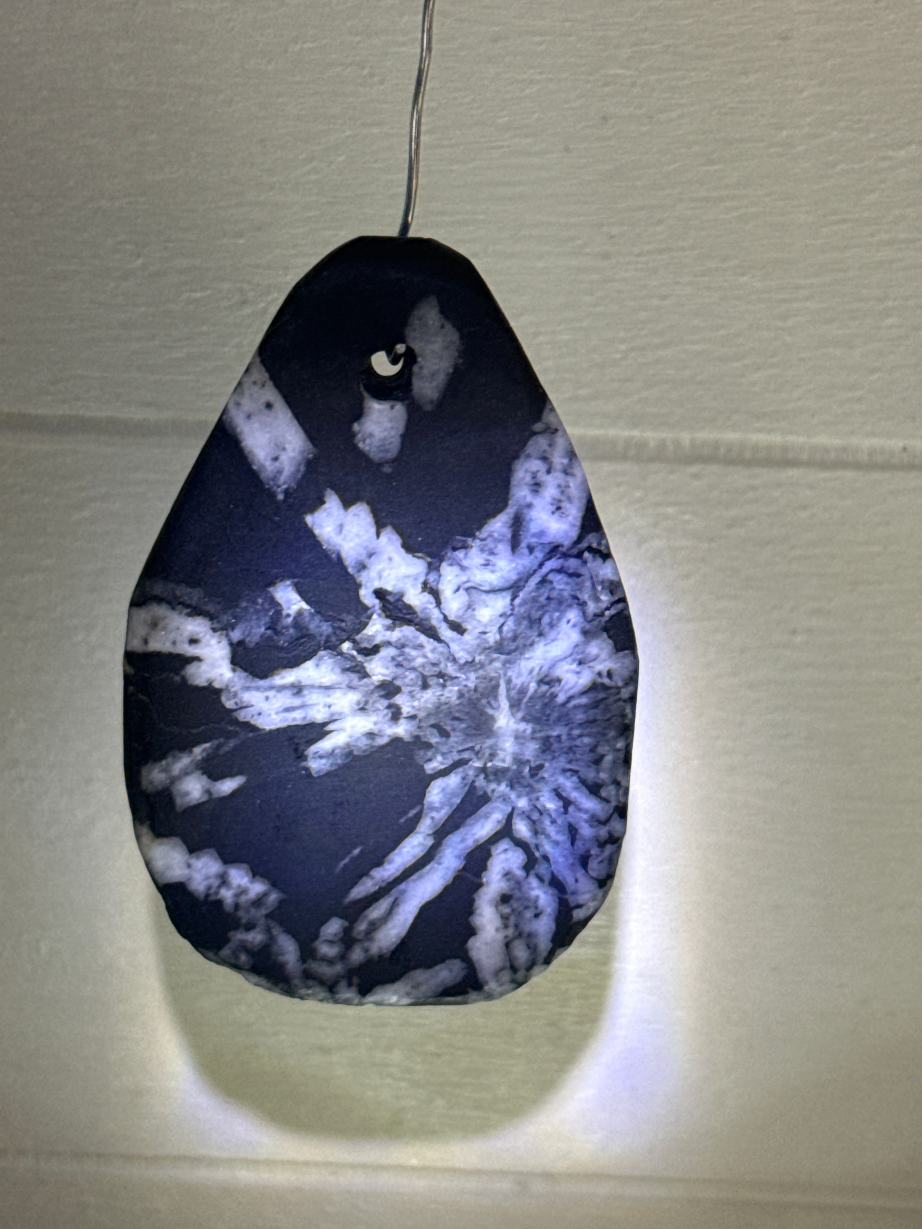 Chrysanthemum Stone Pendant