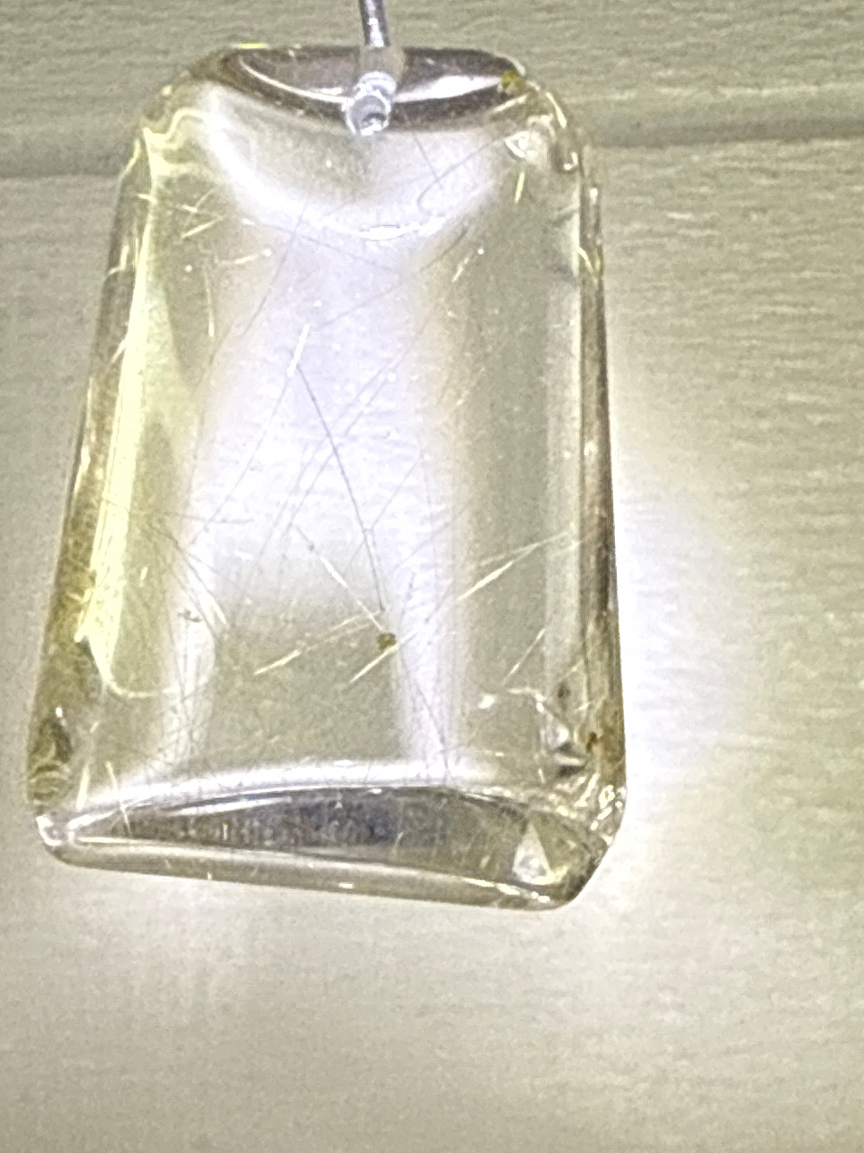 Gold Rutile Pendant