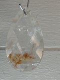 Faceted Fire Quartz Pendant