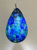 Azurite and Chrysocolla Pendant