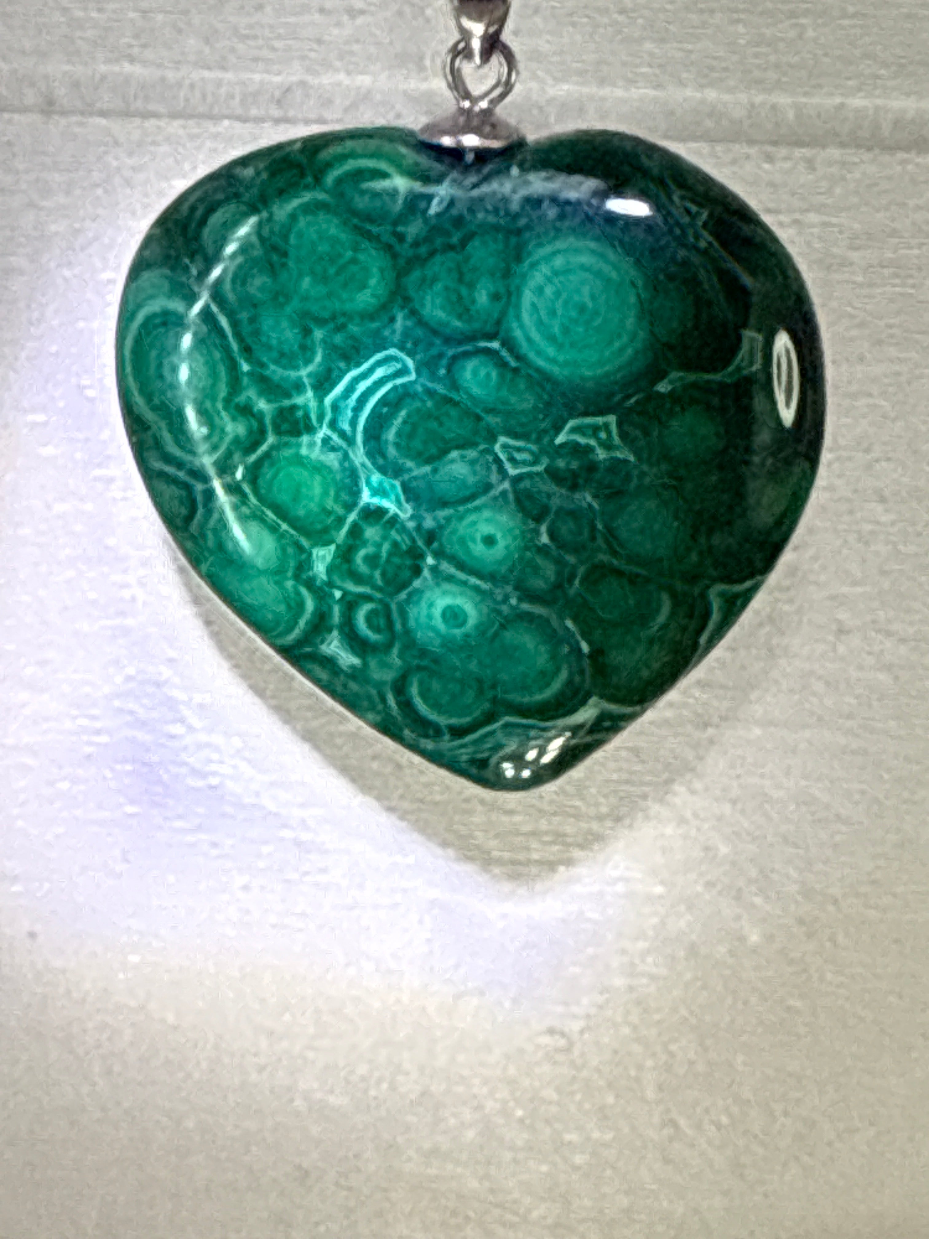 Malachite Heart Pendant