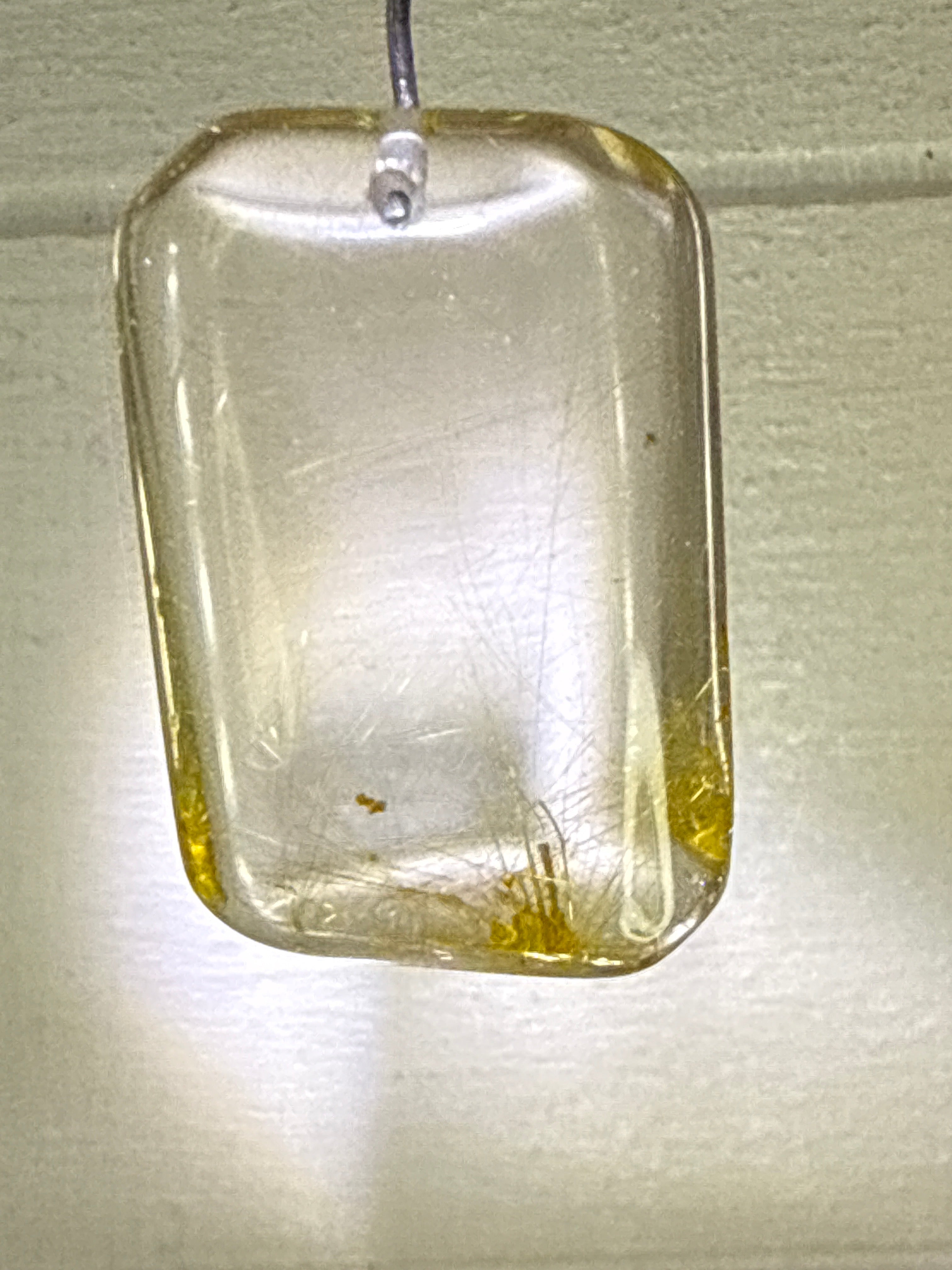 Gold Rutile Pendant