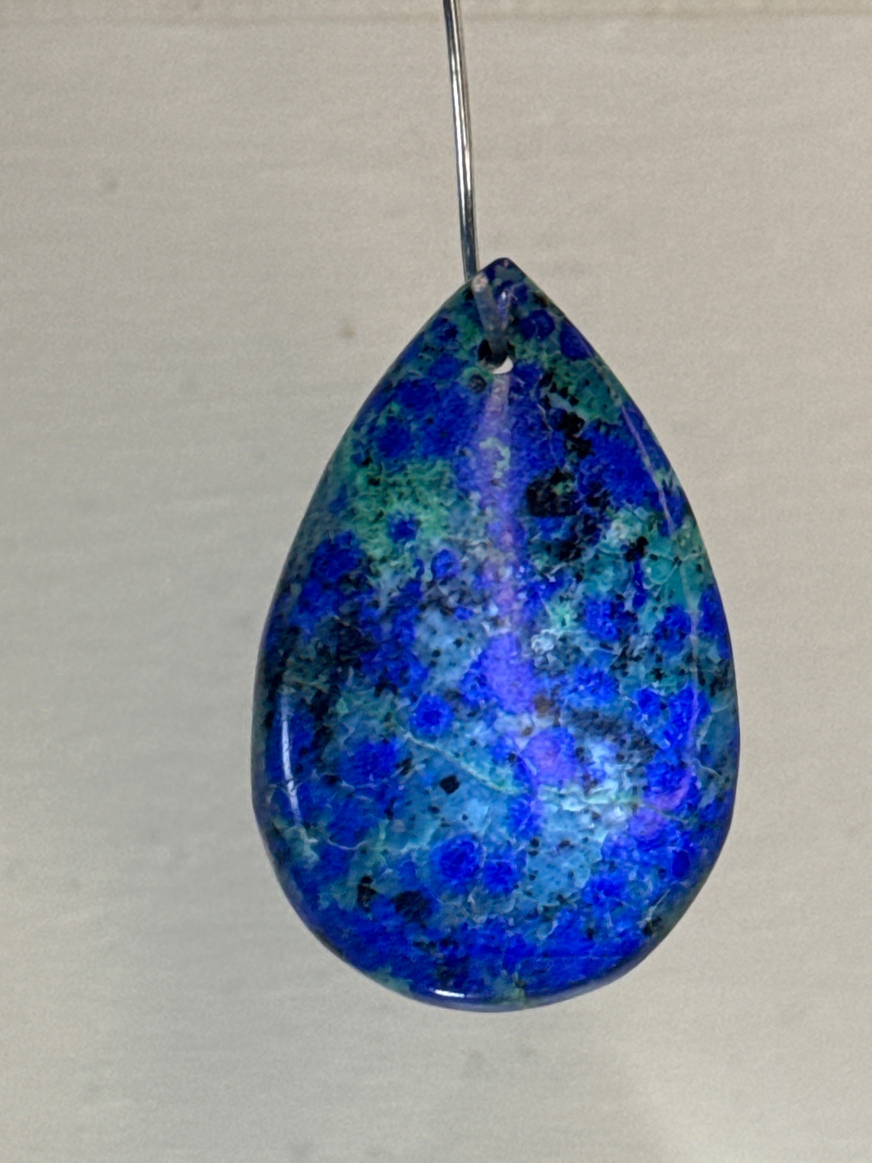 Azurite and Chrysocolla Pendant