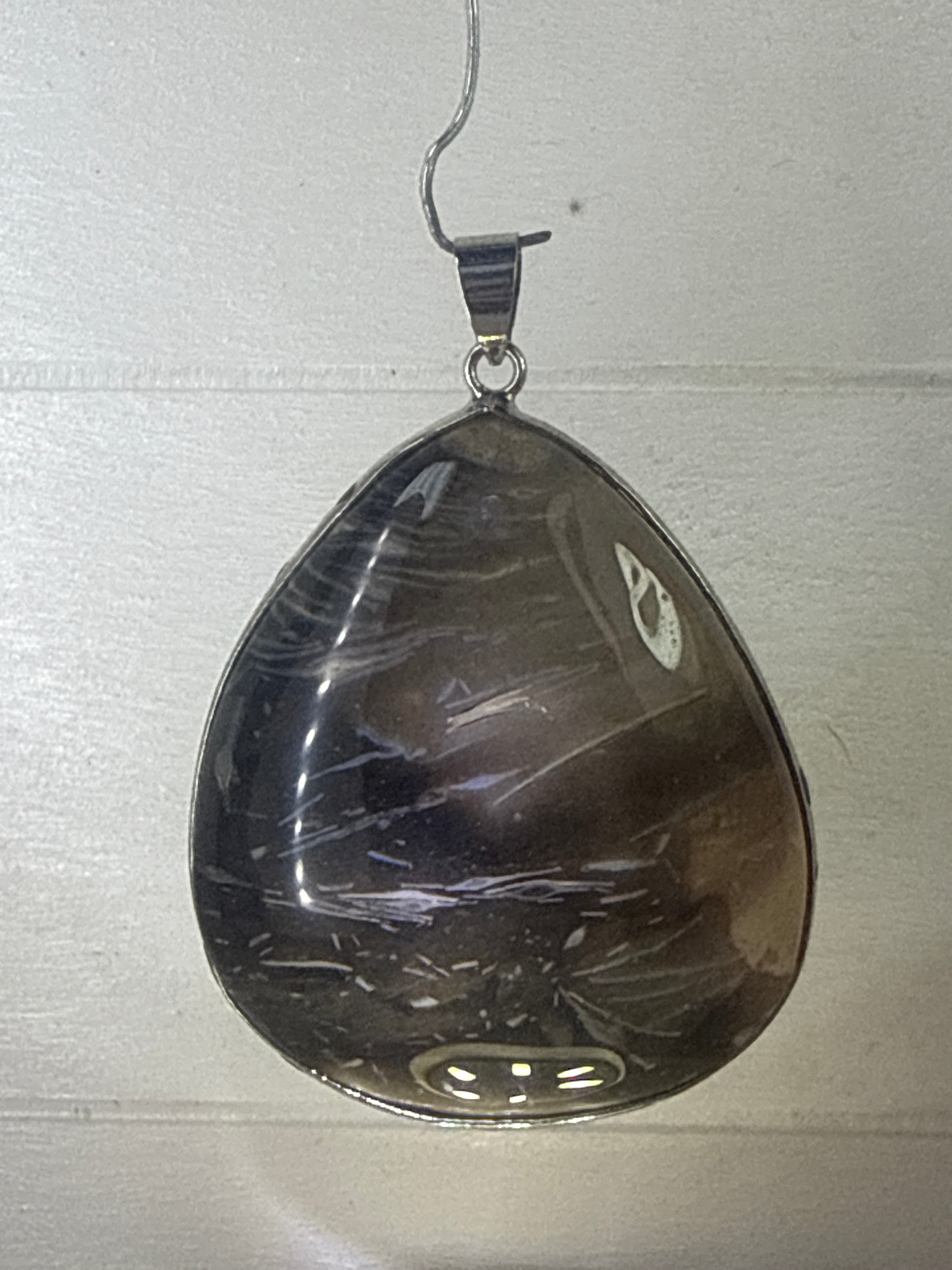 Feather Agate Pendant