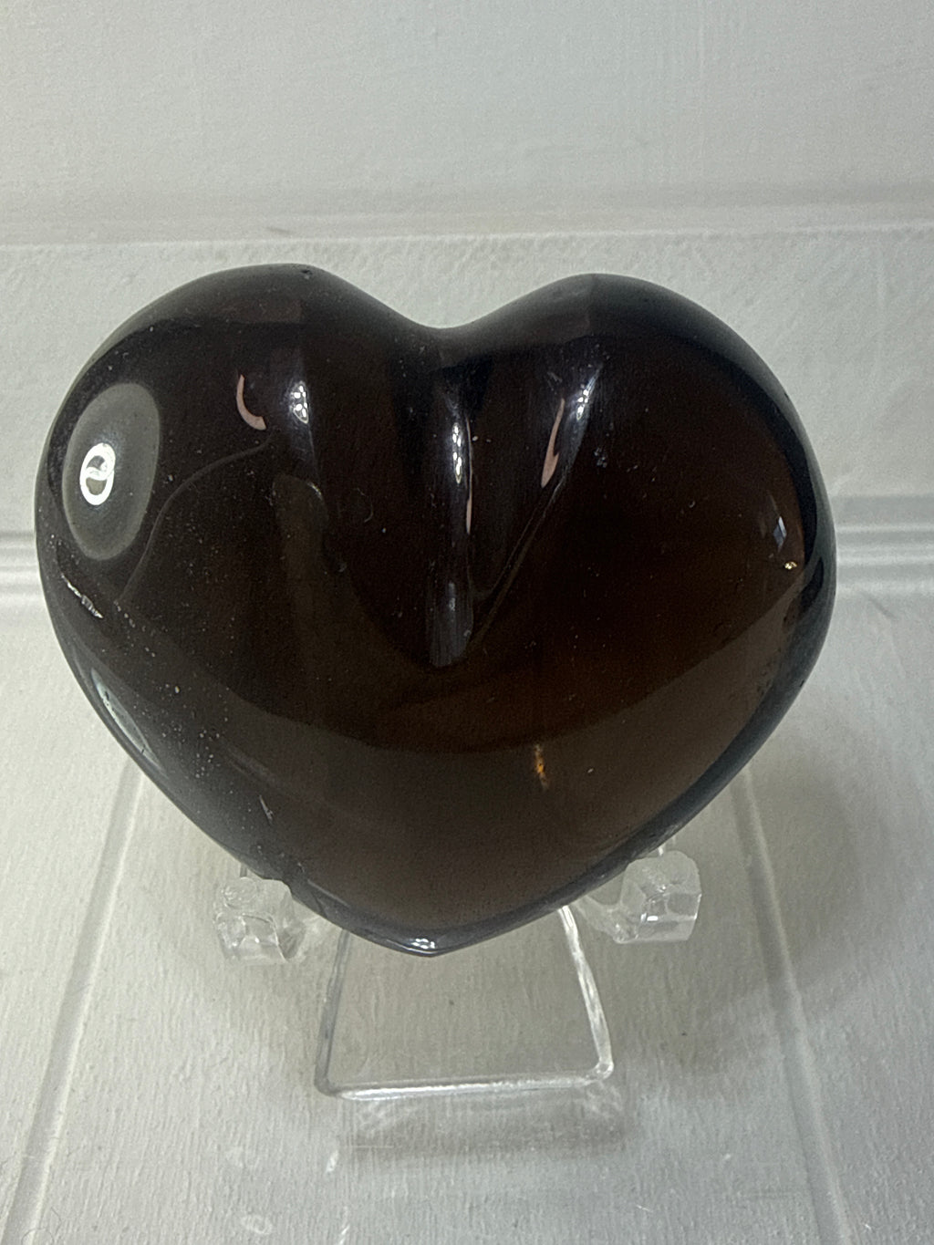 Smokey Citrine Heart