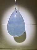 Aquamarine Teardrop Pendant