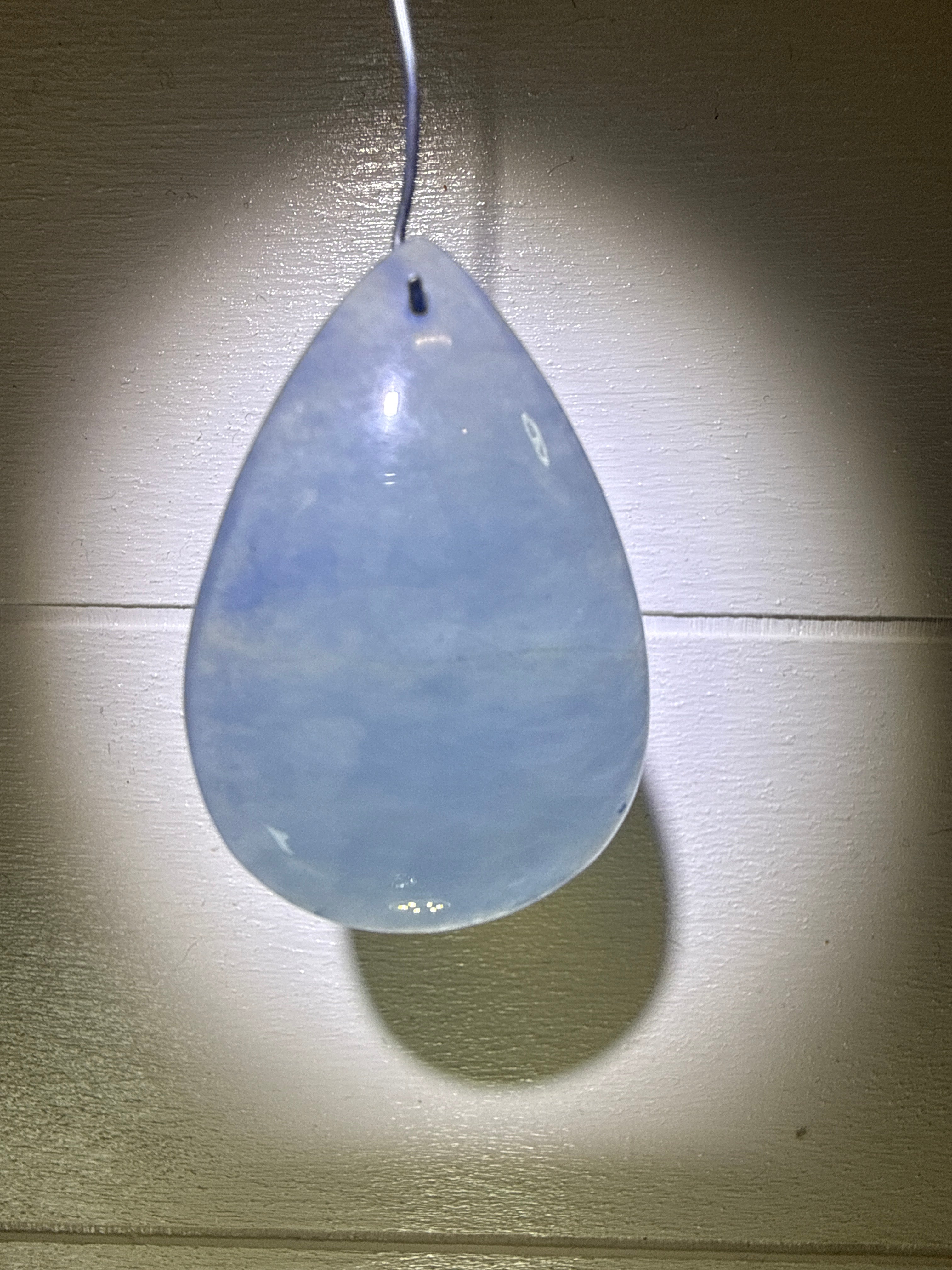 Aquamarine Teardrop Pendant