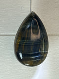 Blue and Gold Tigers Eye Pendant