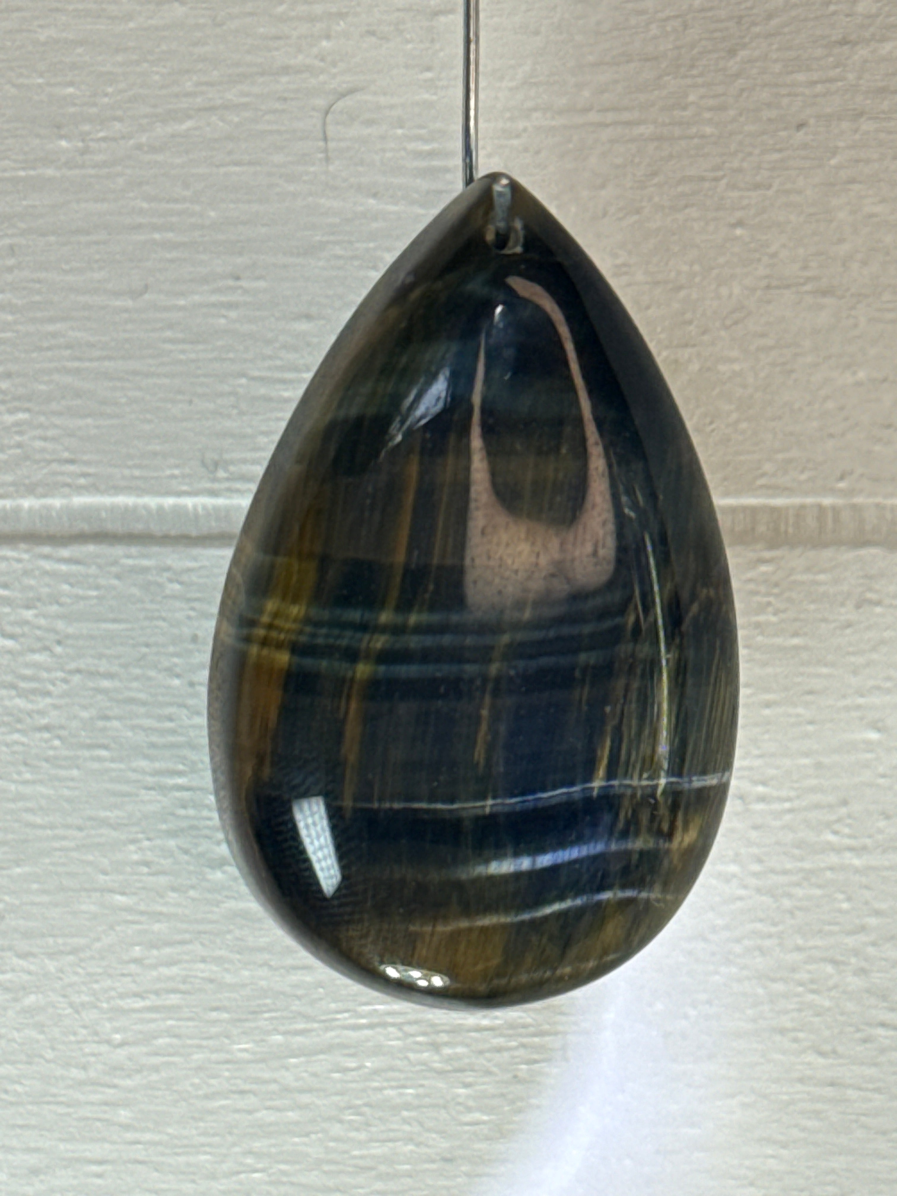 Blue and Gold Tigers Eye Pendant