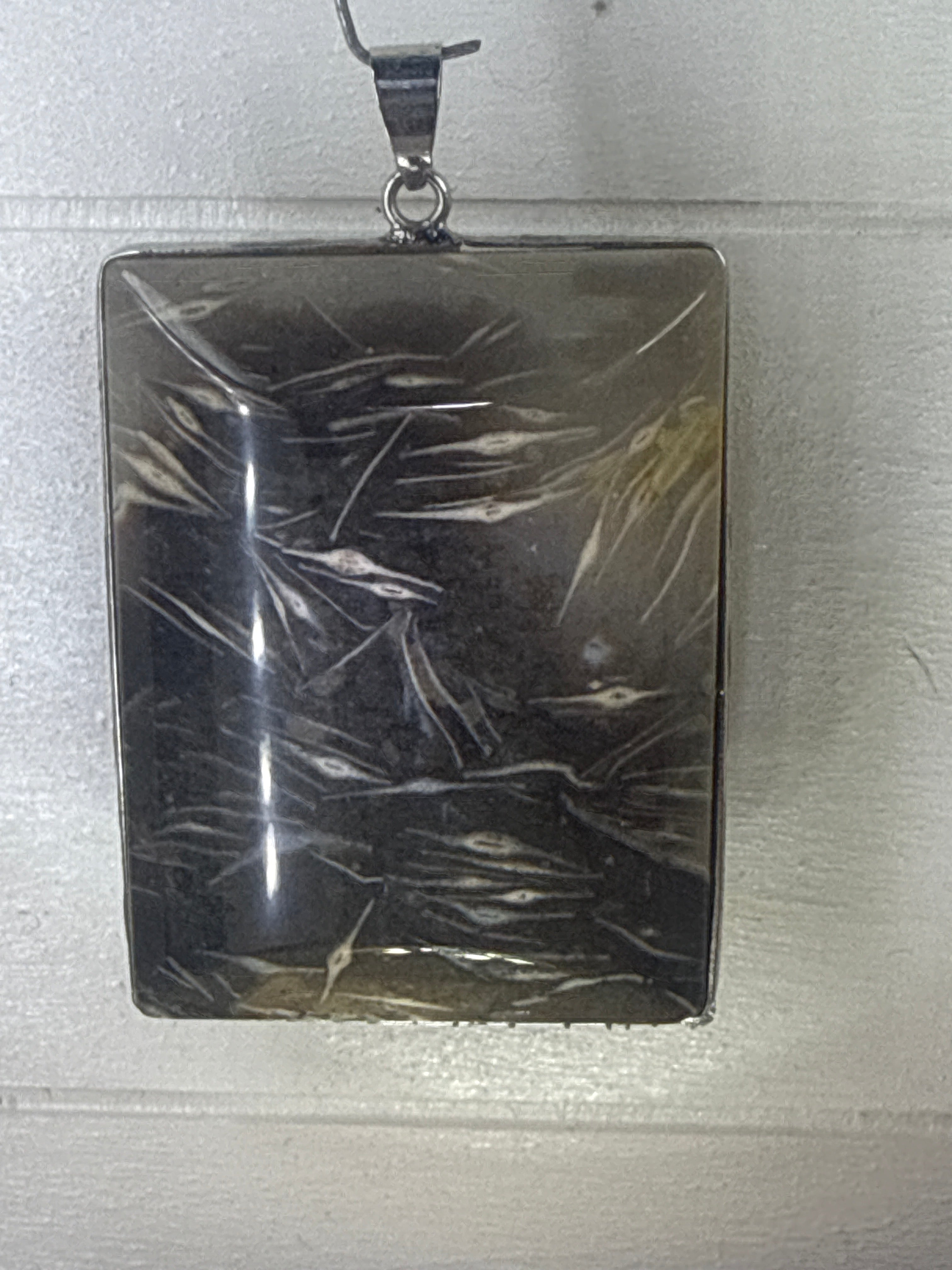 Feather Agate Pendant