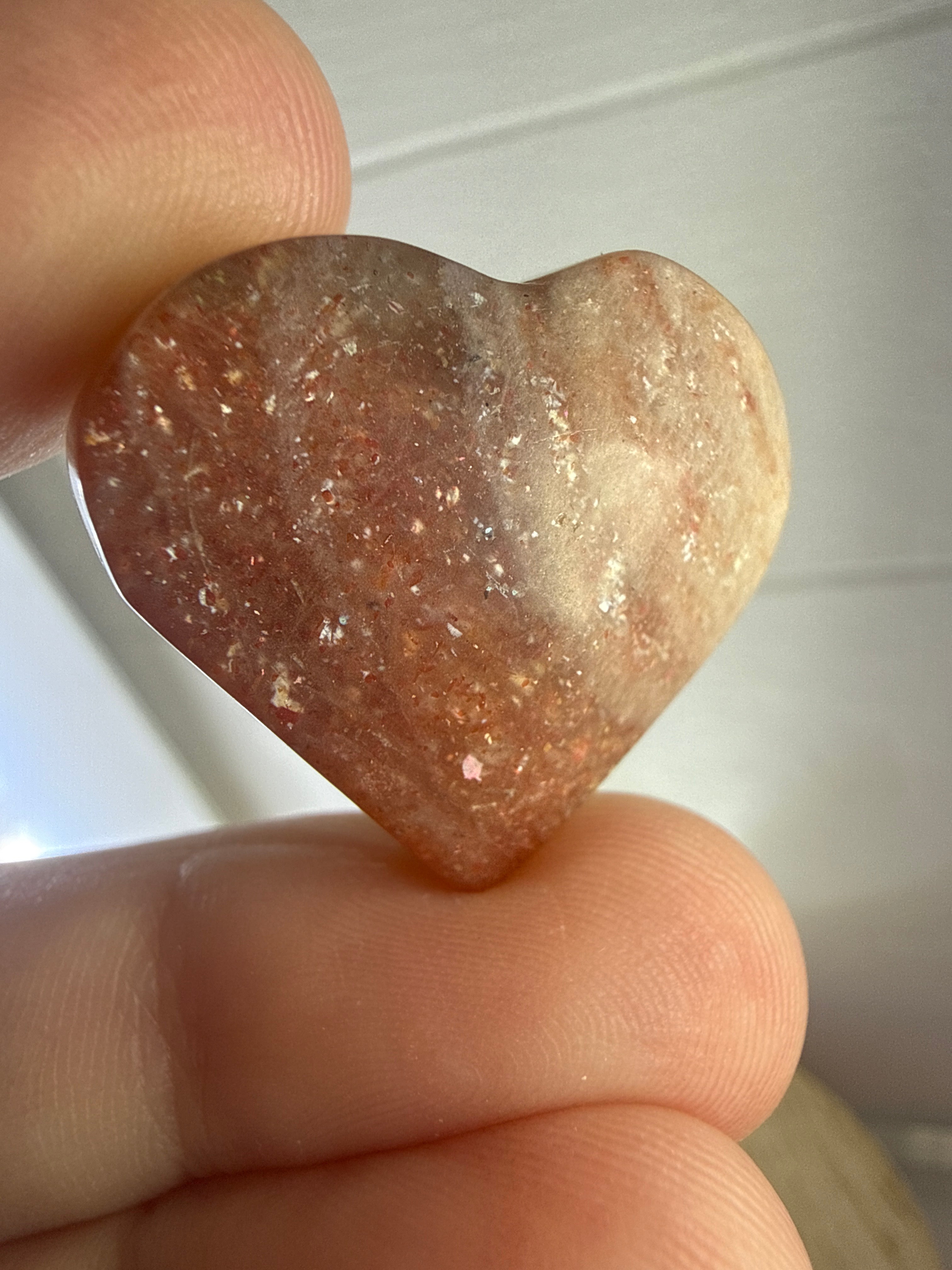 Sunstone Heart Pendant