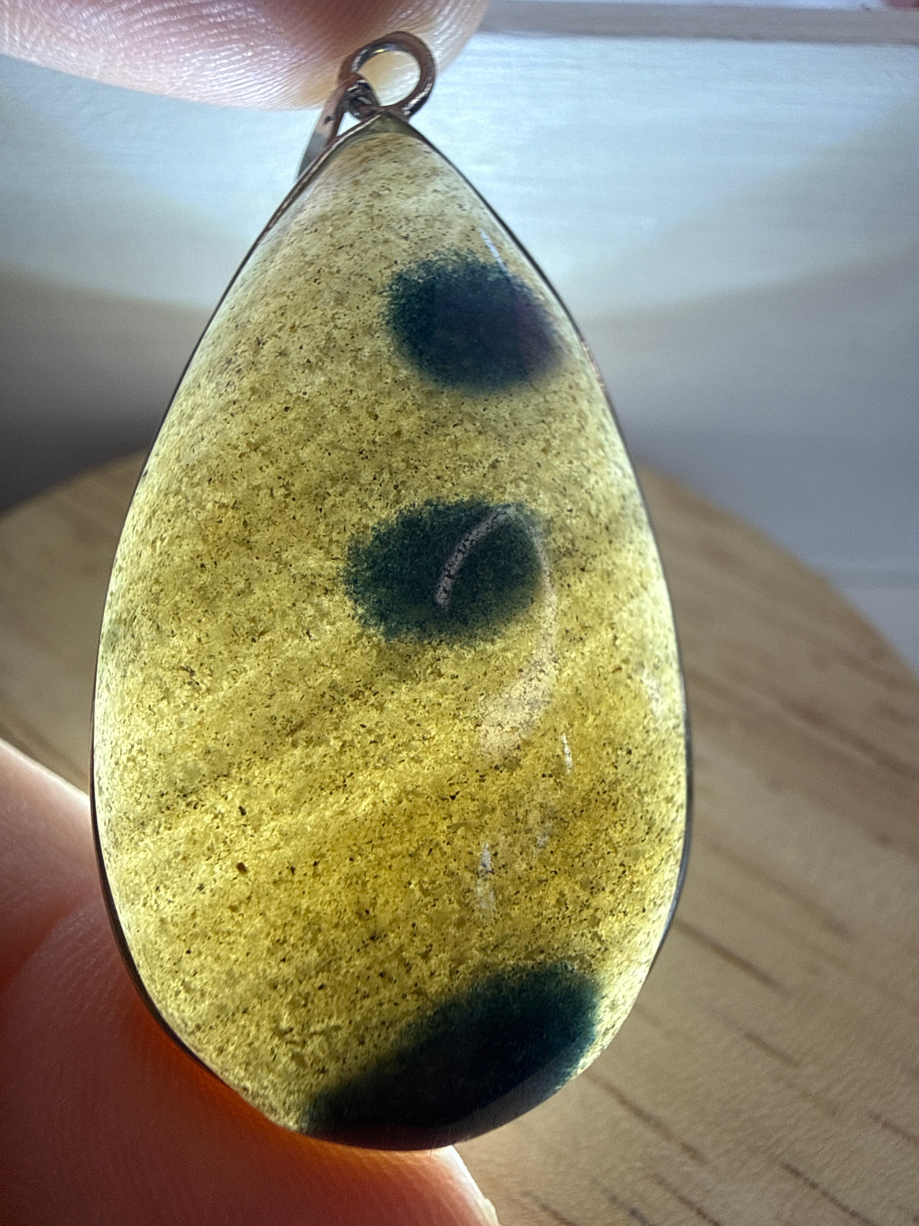 Blue Appetite in Clevelandite Pendant