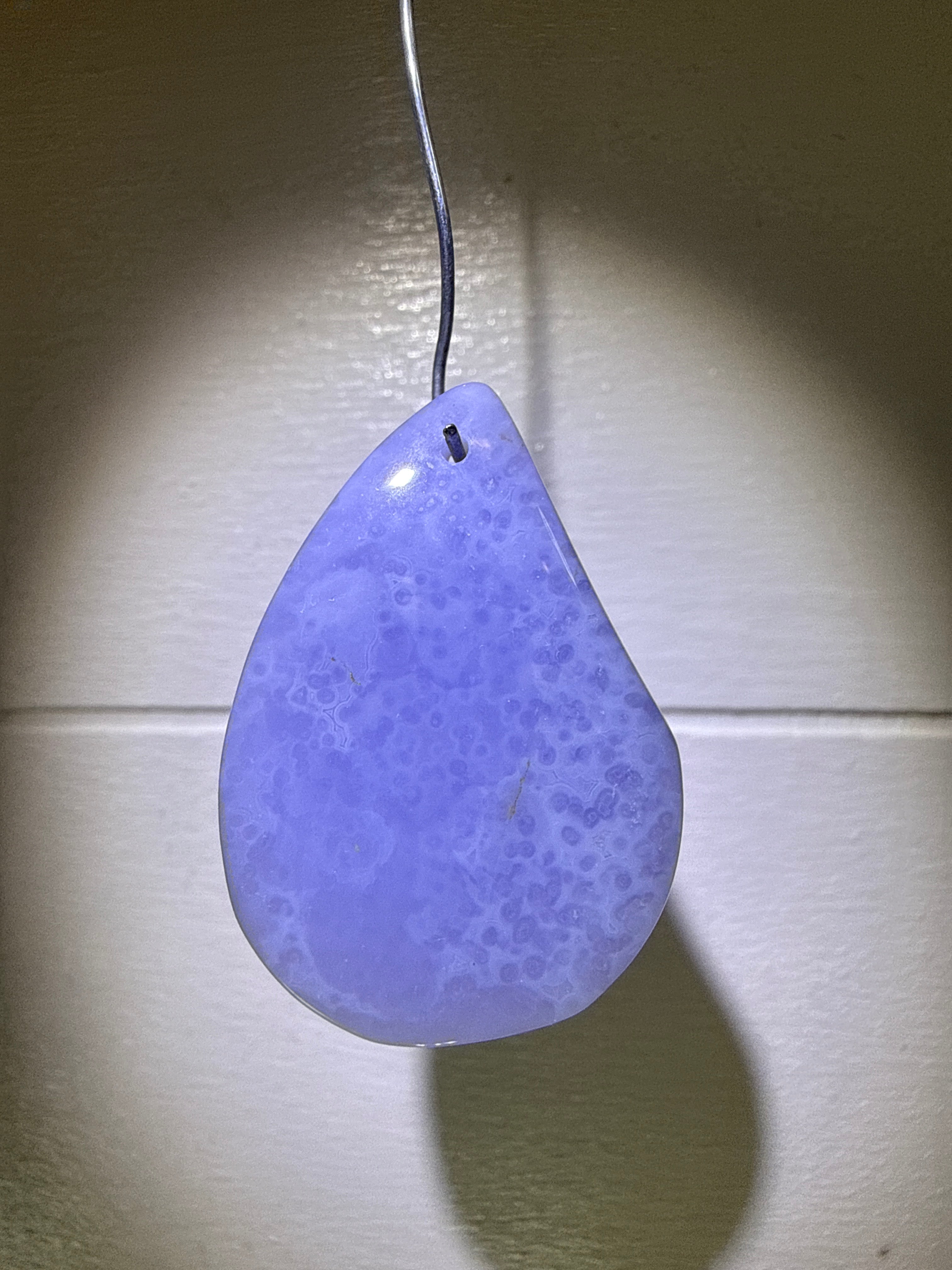 Blue Lace Agate Pendant