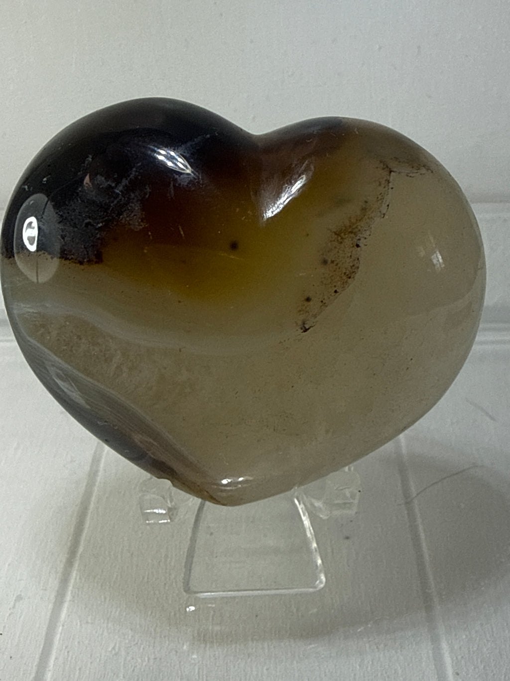 Dendritic Agate Heart