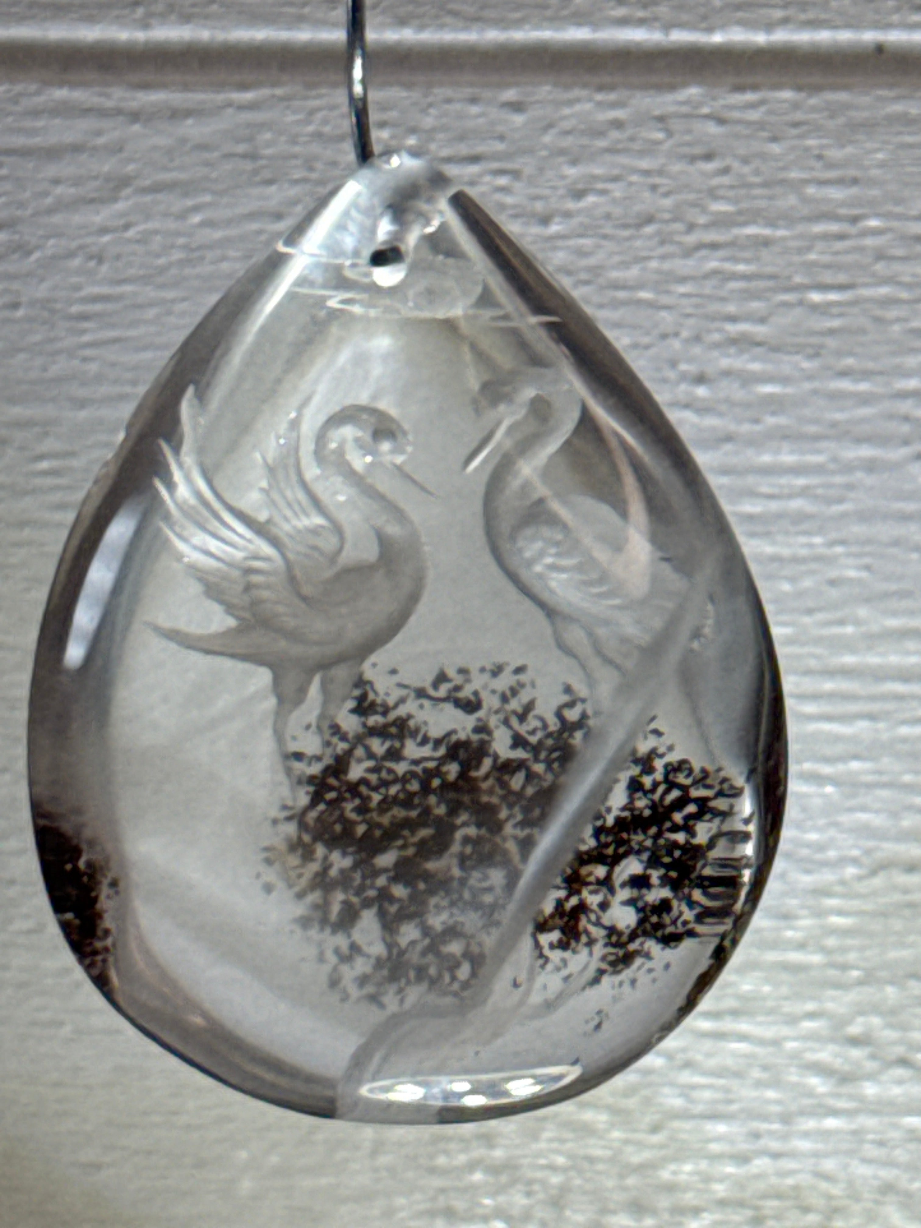Carved Cranes Pendant