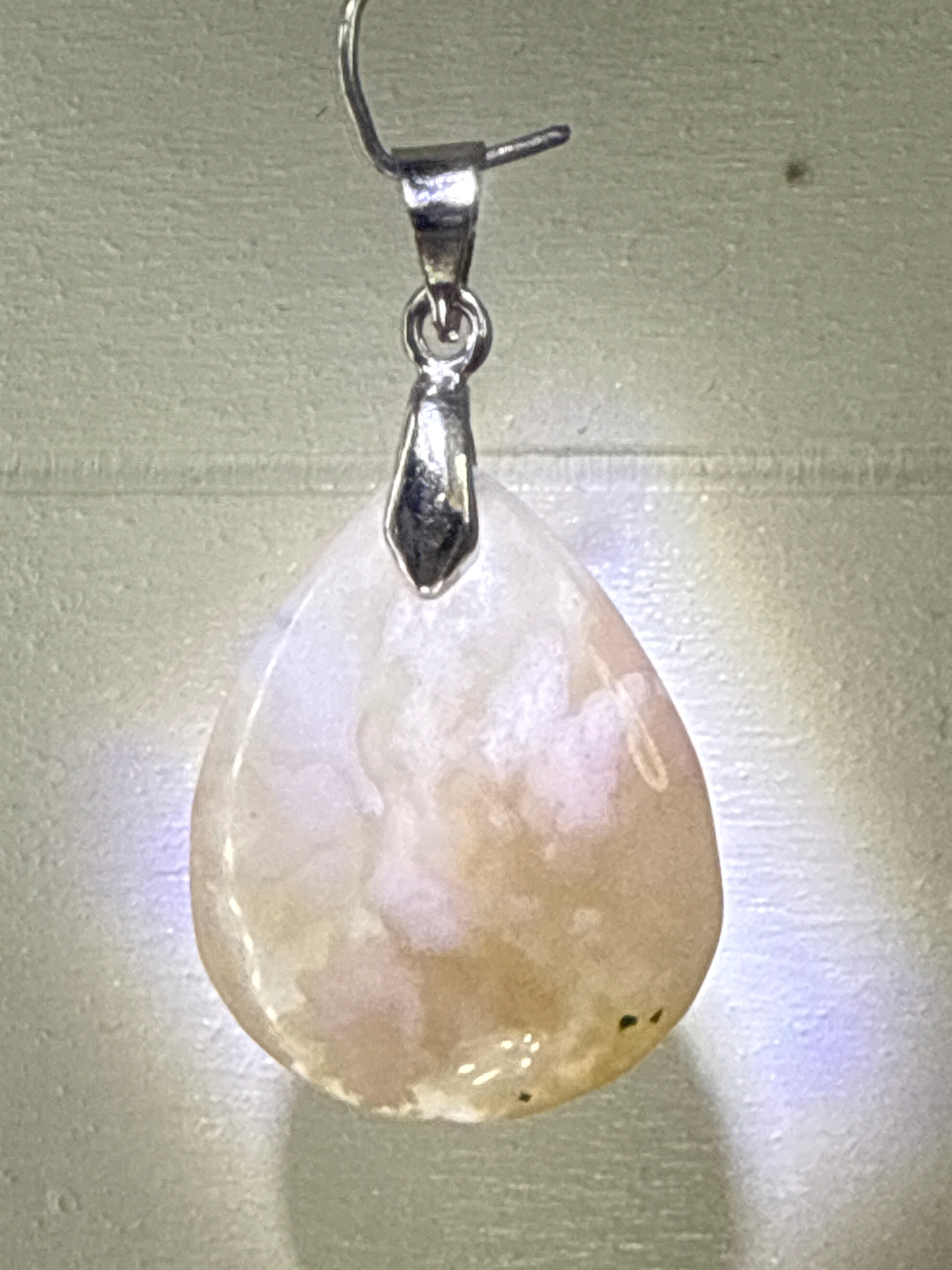 Flower Agate Pendant