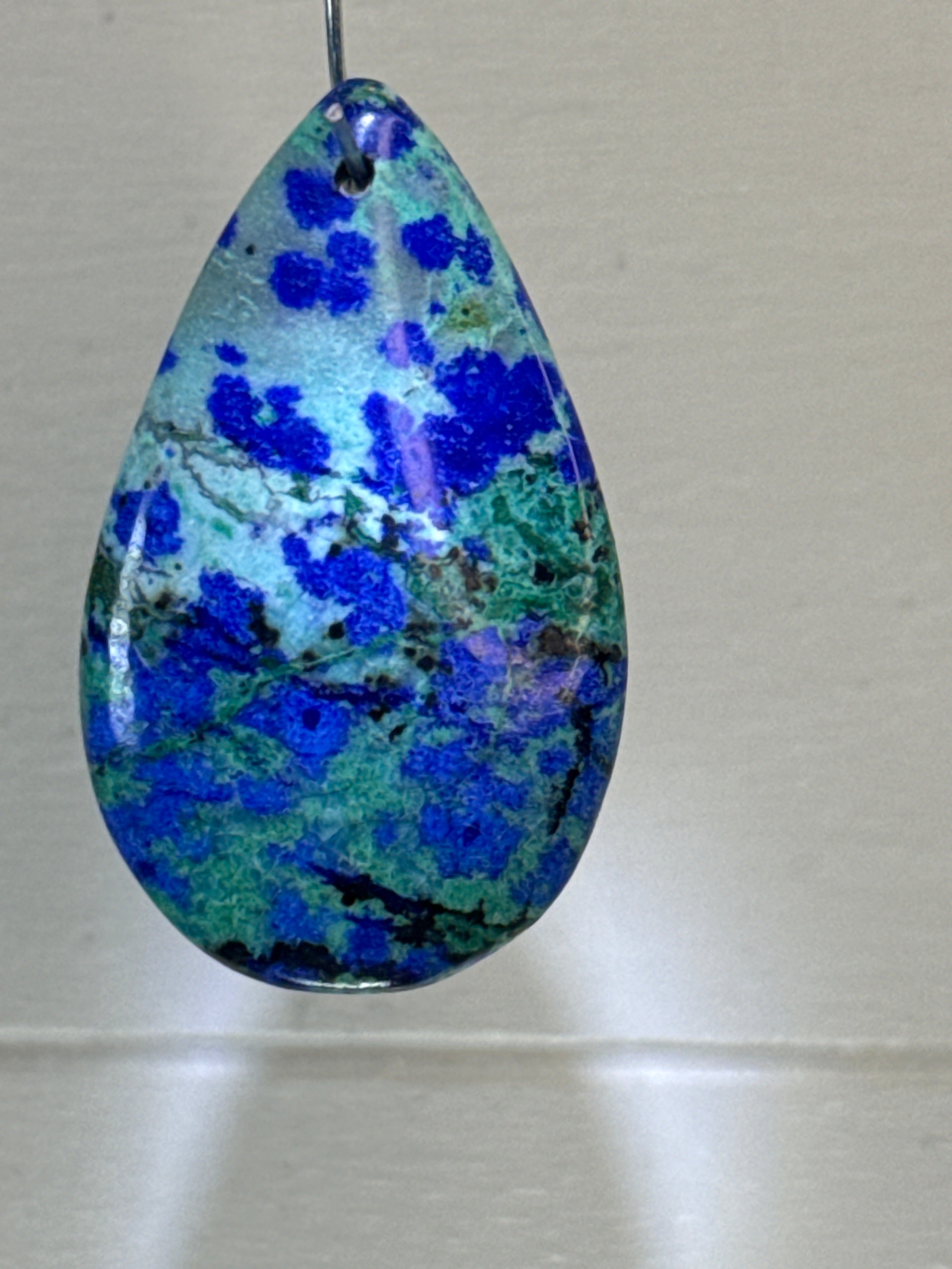 Azurite and Chrysocolla Pendant