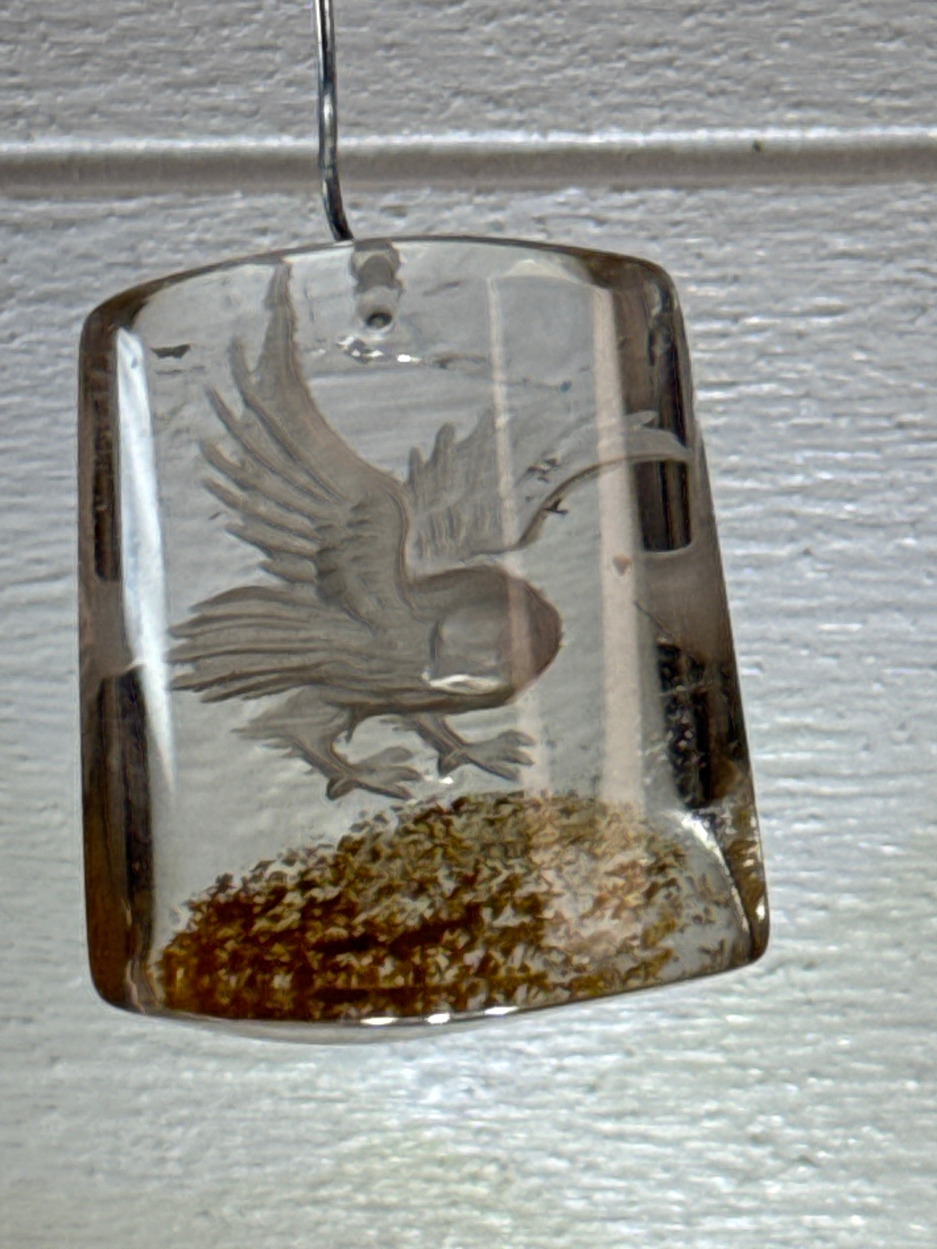 Carved Eagle Pendant