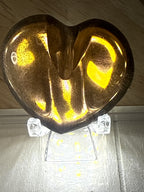 Smokey Citrine Heart