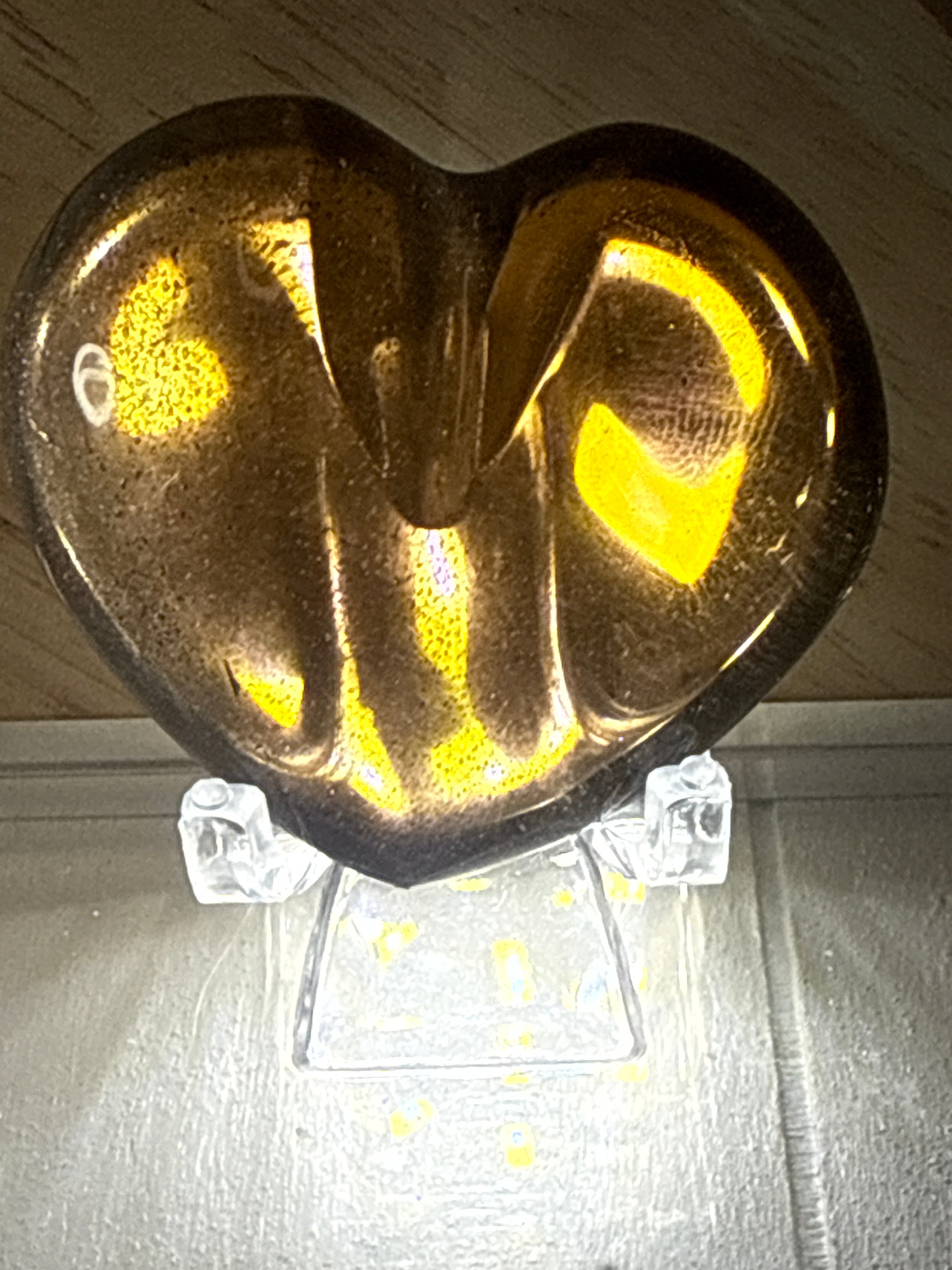 Smokey Citrine Heart