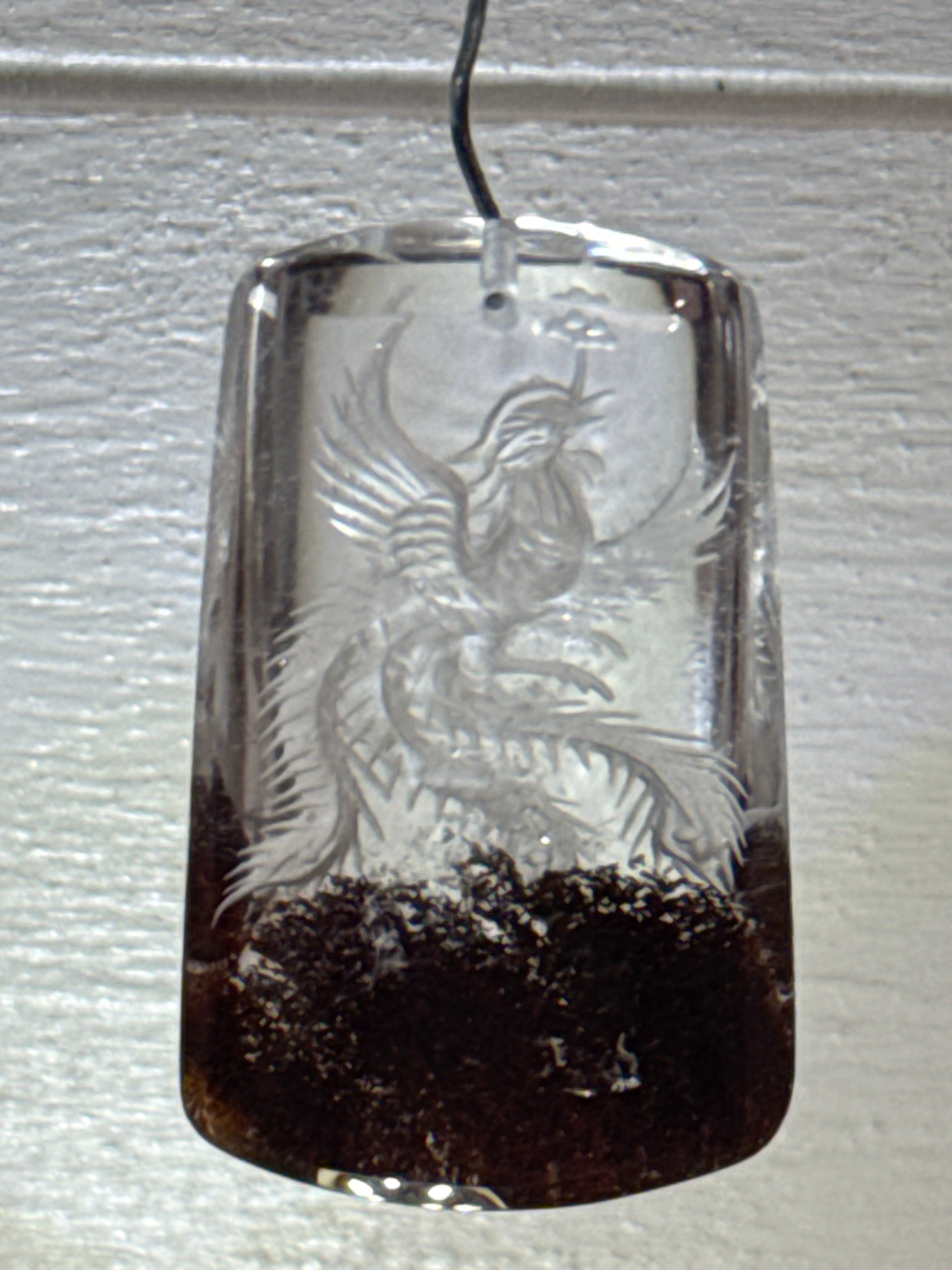 Carved Phoenix Pendant