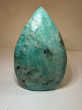 Amazonite Freeform with Smokey Quartz