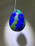 Azurite & Malacholla Pendant