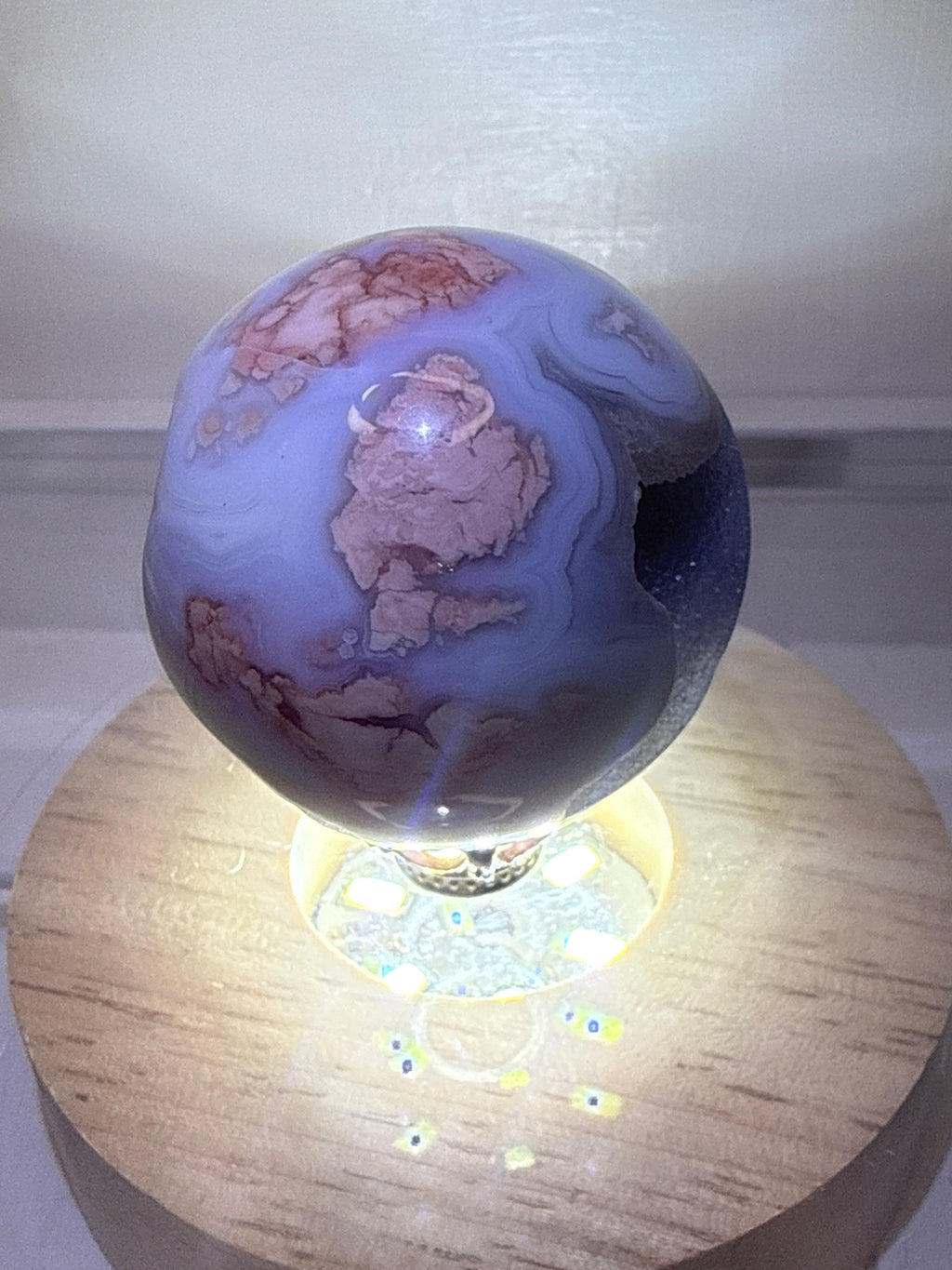 Pink Petal Agate Sphere