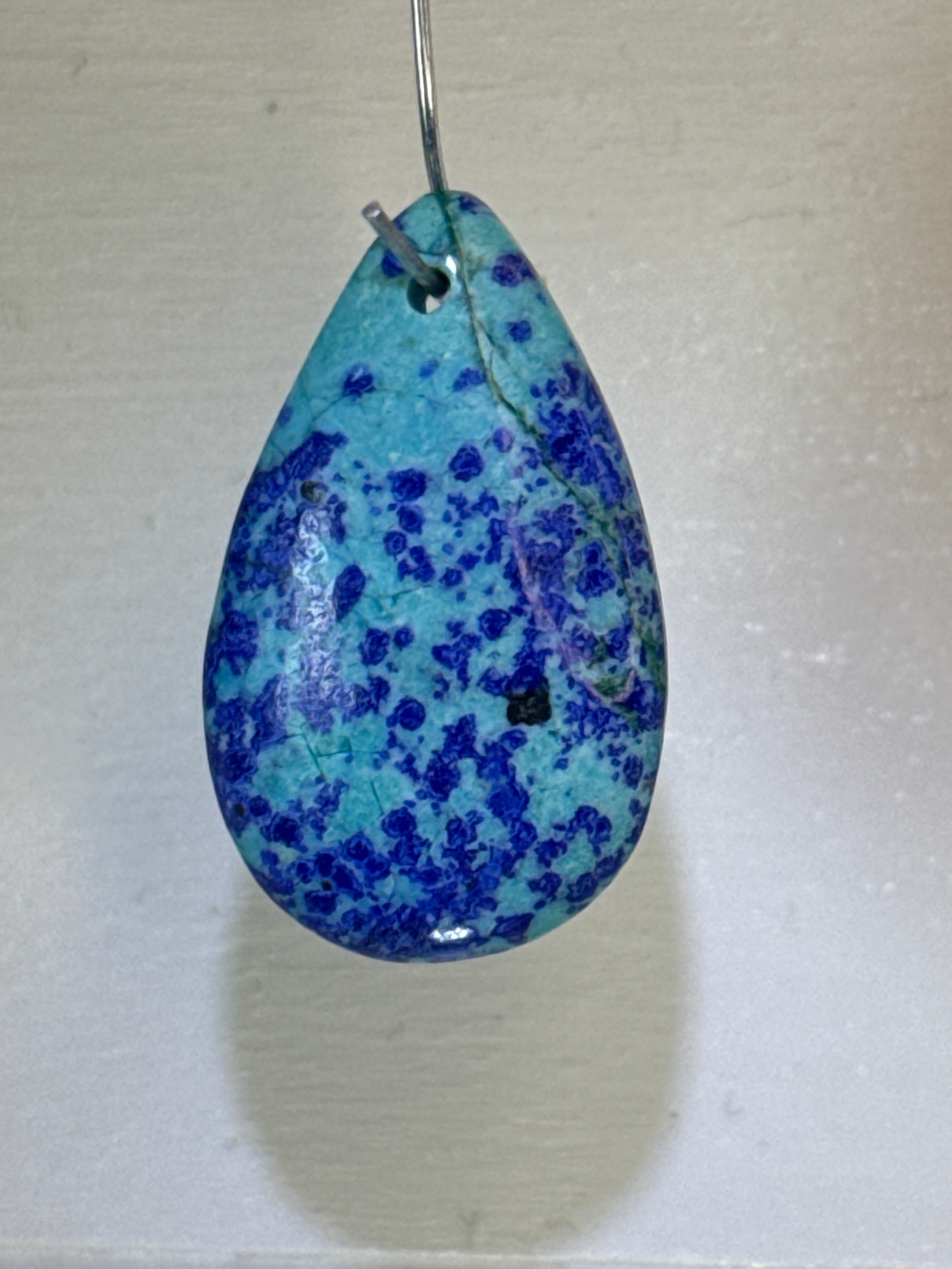 Azurite and Chrysocolla Pendant