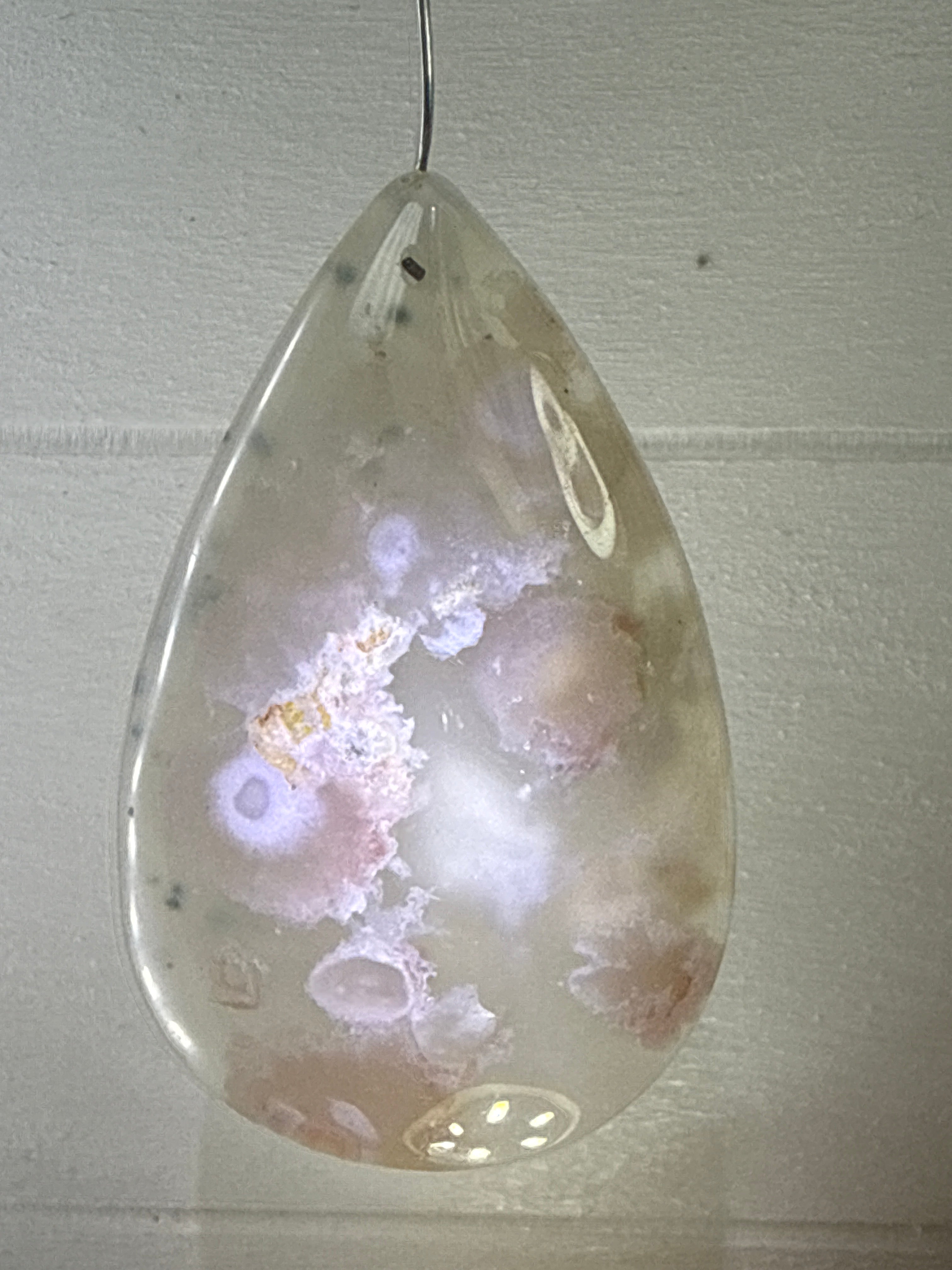 Flower Agate Pendant