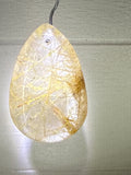 Gold Rutile Pendant